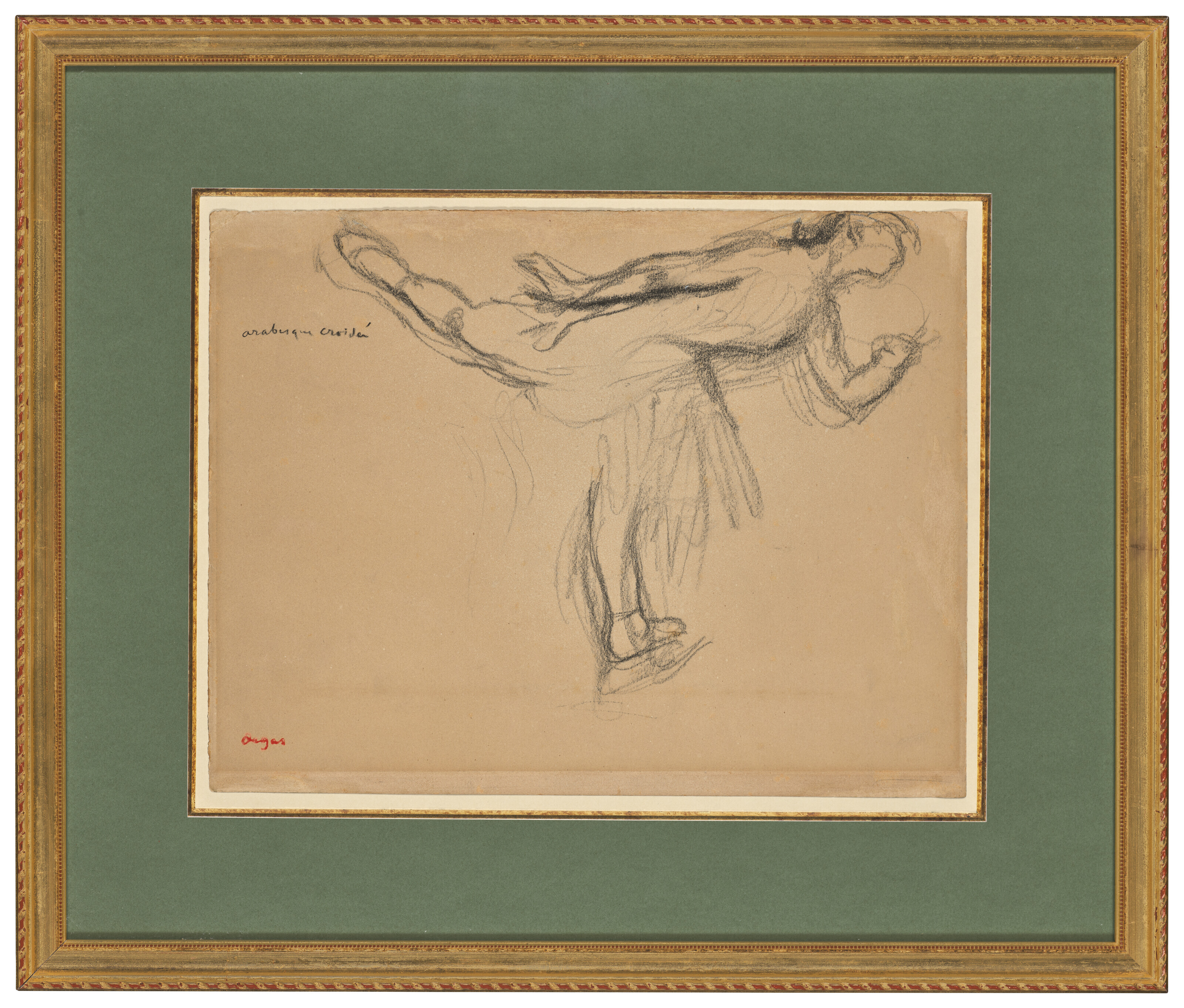 Edgar Degas — Танцовщица, арабеска круазее, изображение 4