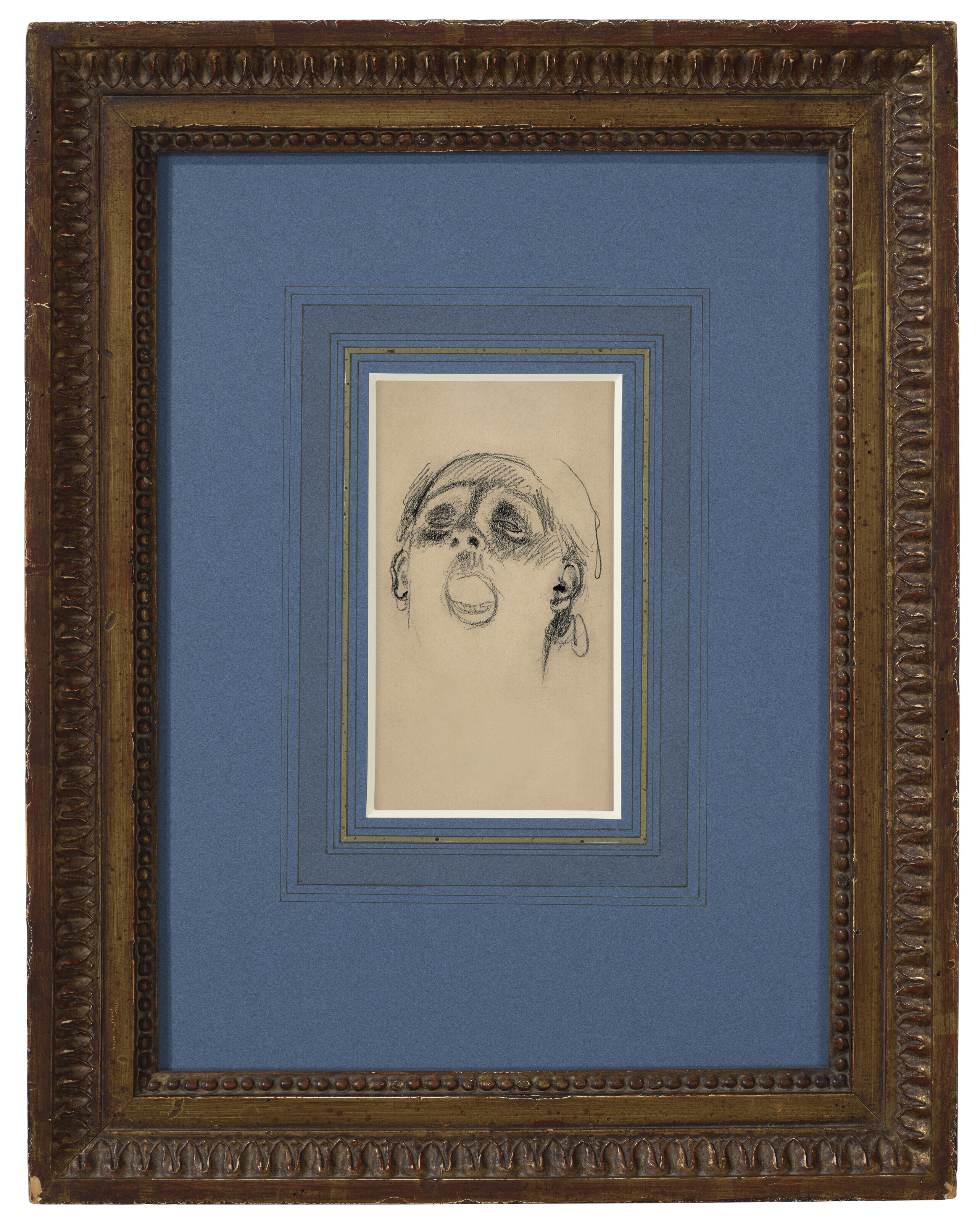 Edgar Degas — Этюд для "Певицы в лесу" (Кафе-концерт), изображение 2