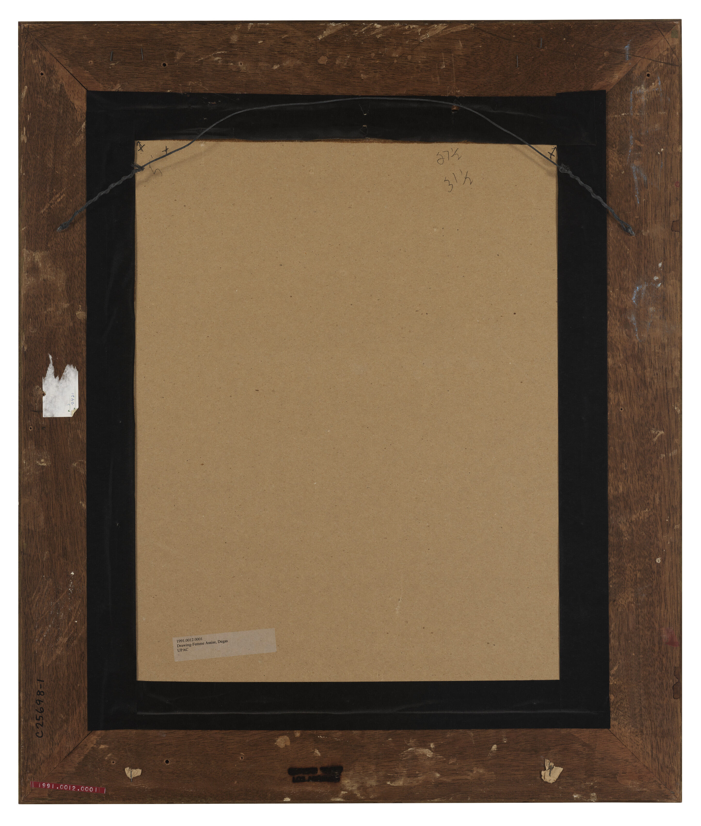 Edgar Degas — Женская поза (Этюд в стиле ну), изображение 3
