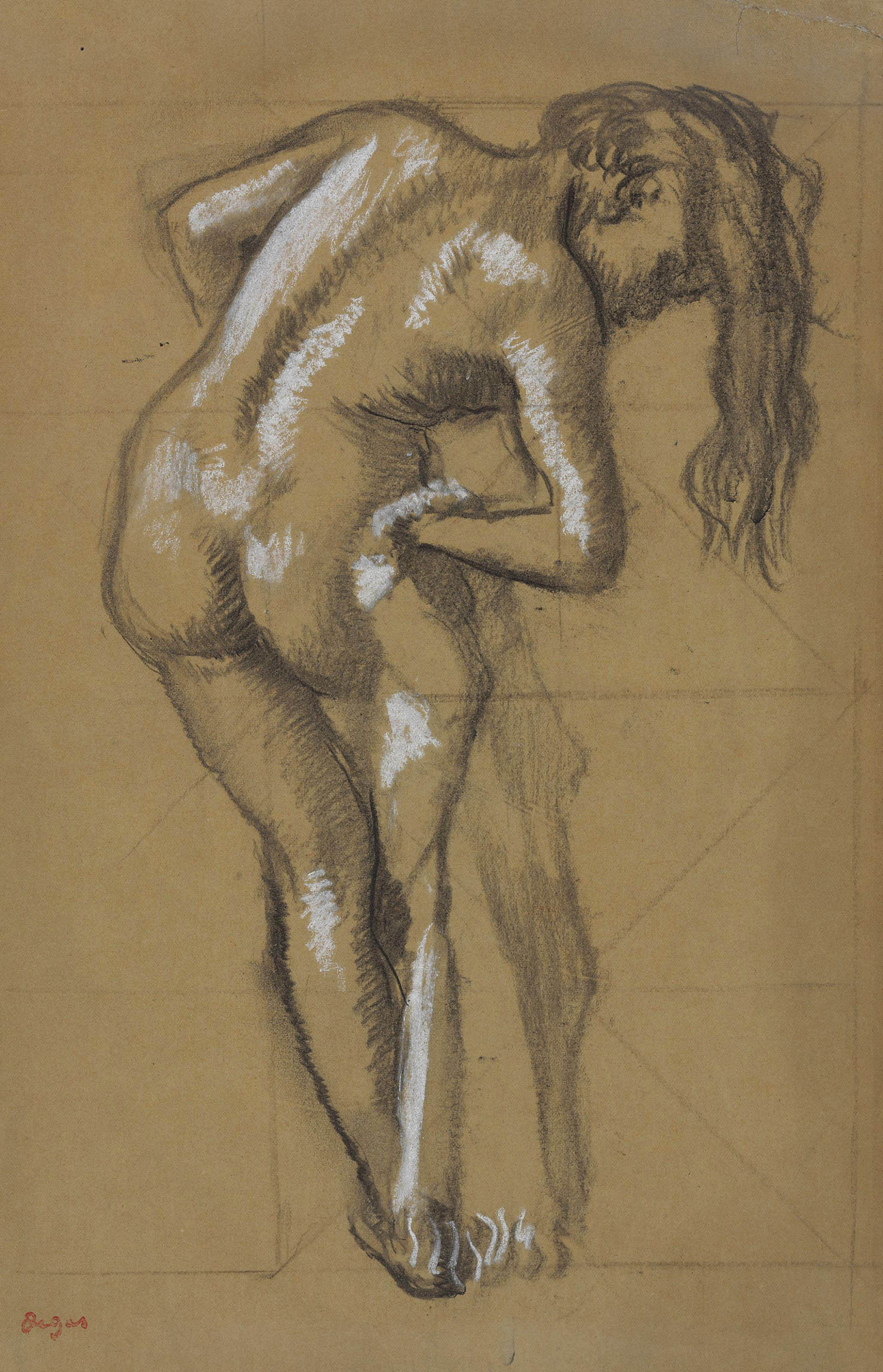 Edgar Degas — Апре-ле-бен, любимая женщина