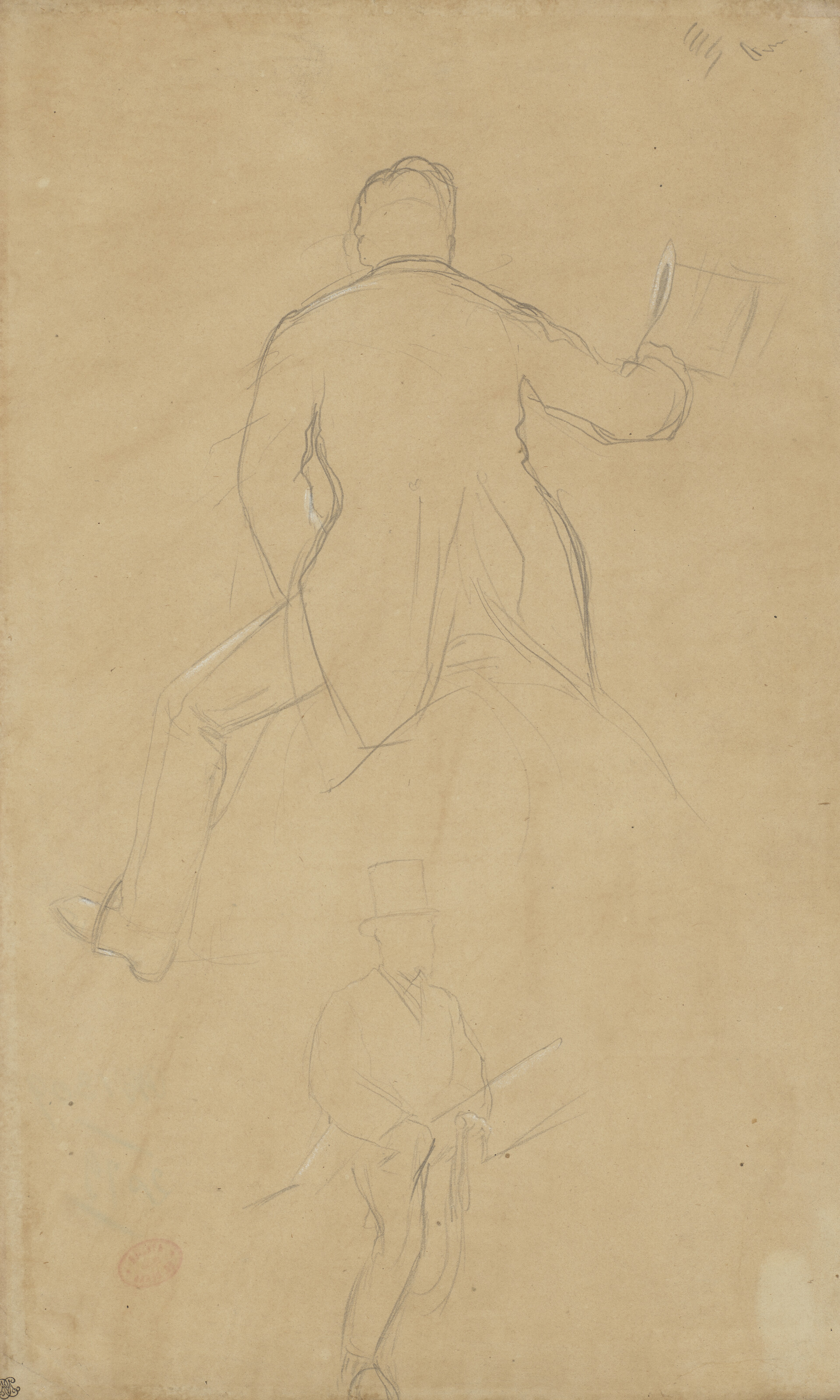 Edgar Degas — Охотник за верхней частью формы, изображение 1