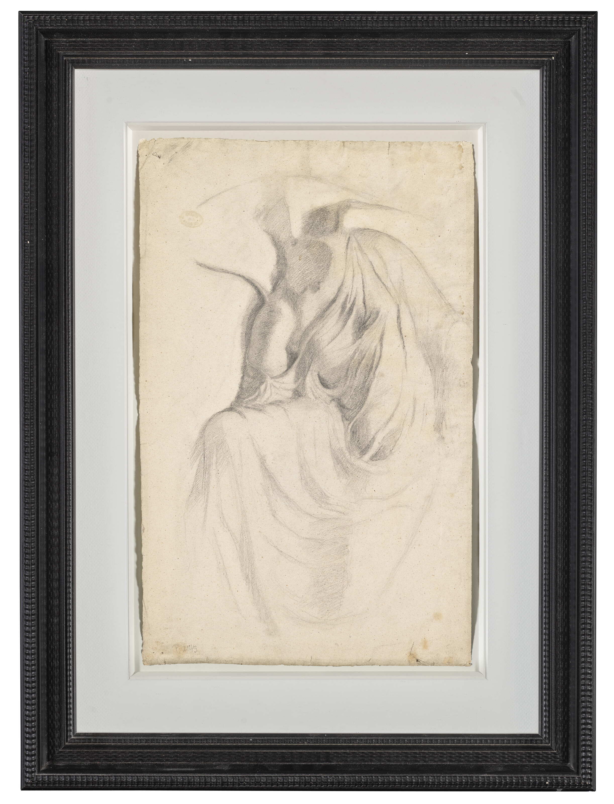 Edgar Degas — Этюд д'Апре "Нике, атташе полиции" ( прямая речь ); Академический этюд ( оборотная сторона ), изображение 4