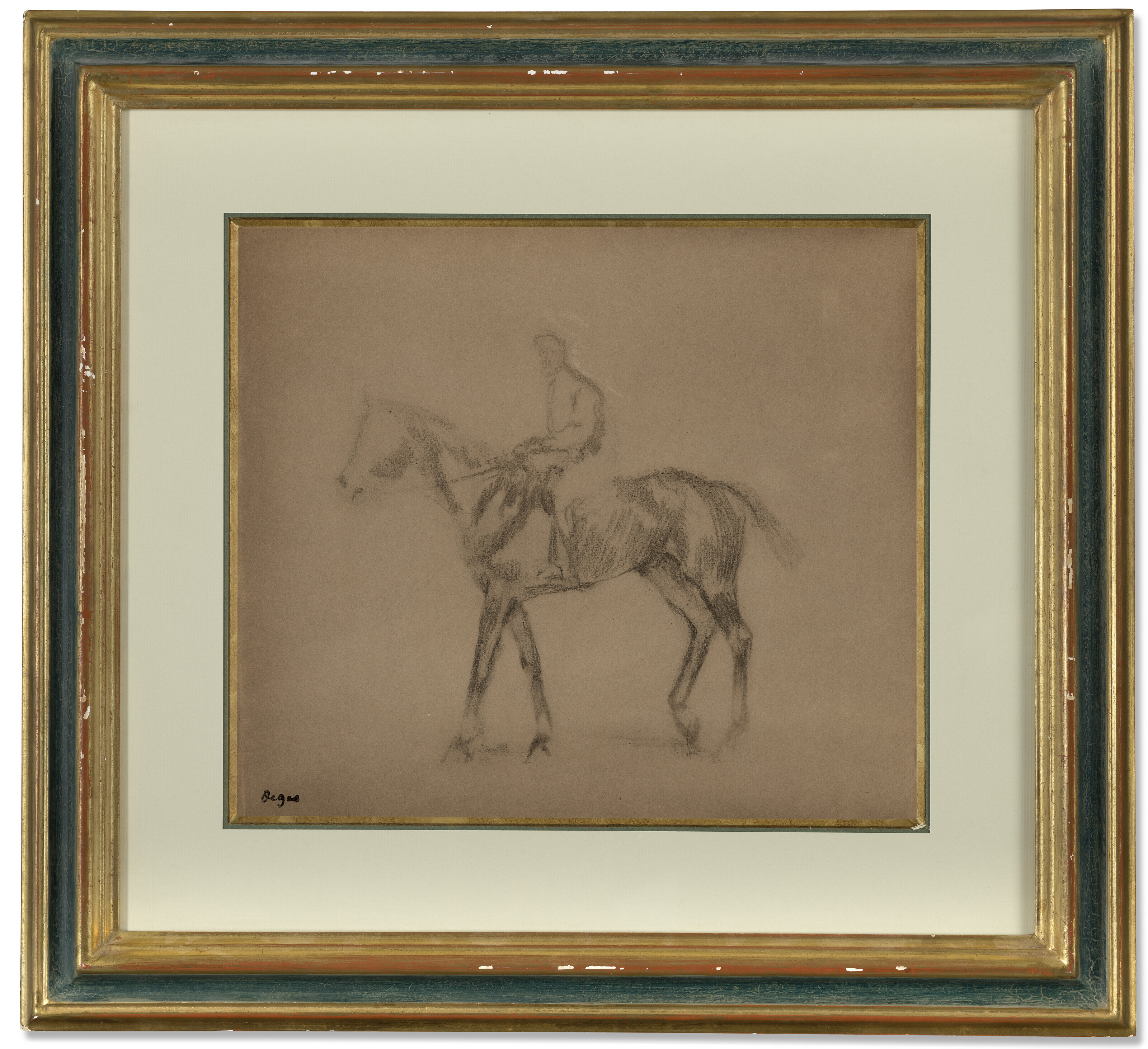 Edgar Degas — Жокей на коне, изображение 3