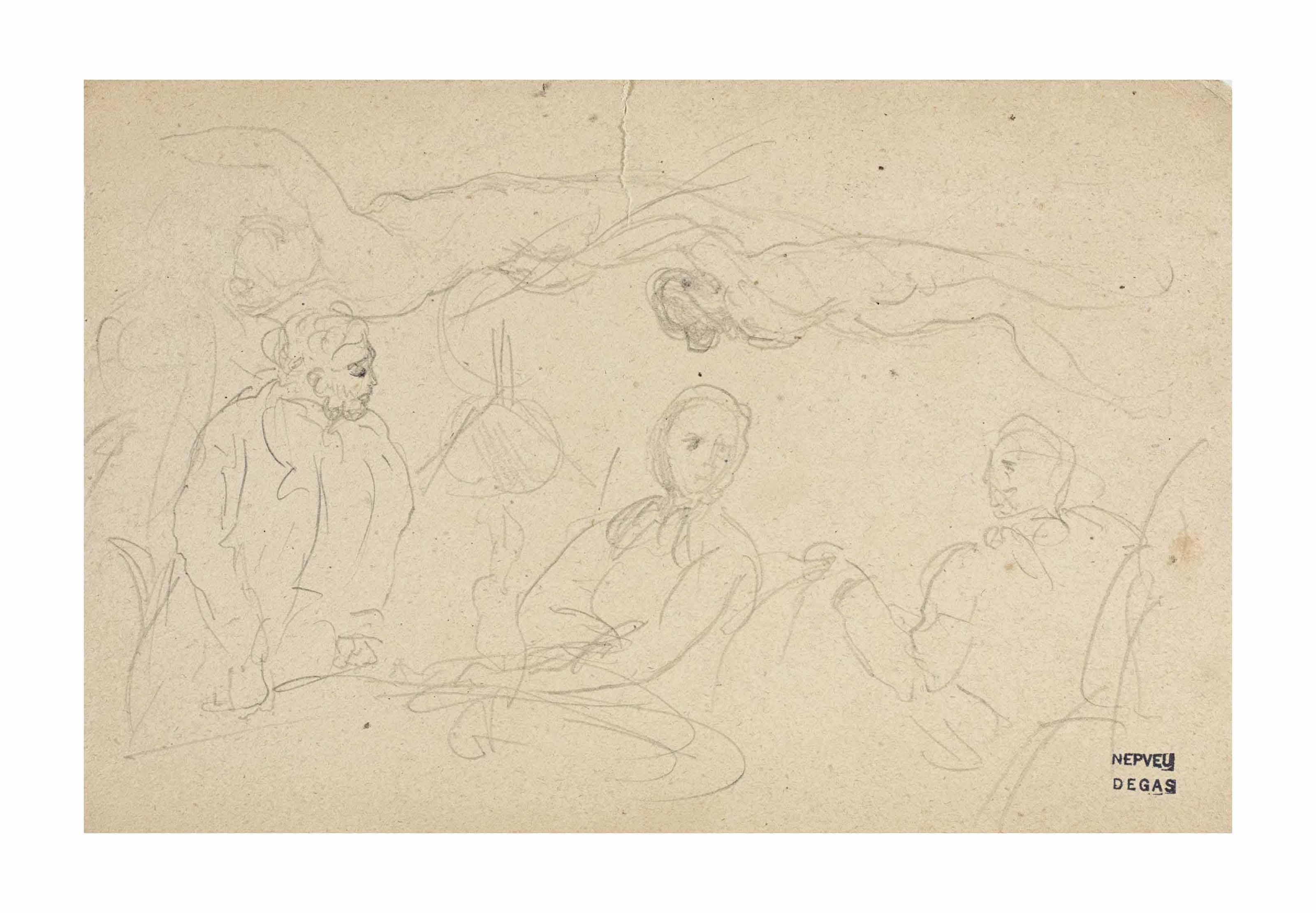 Edgar Degas — Этюд о персонажах