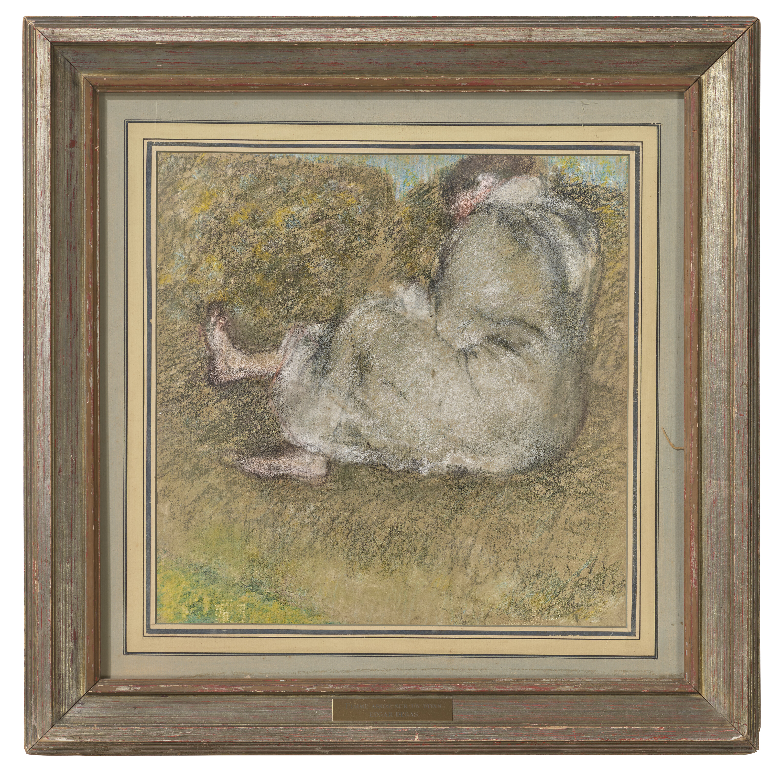 Edgar Degas — Женская поза на диване, изображение 2