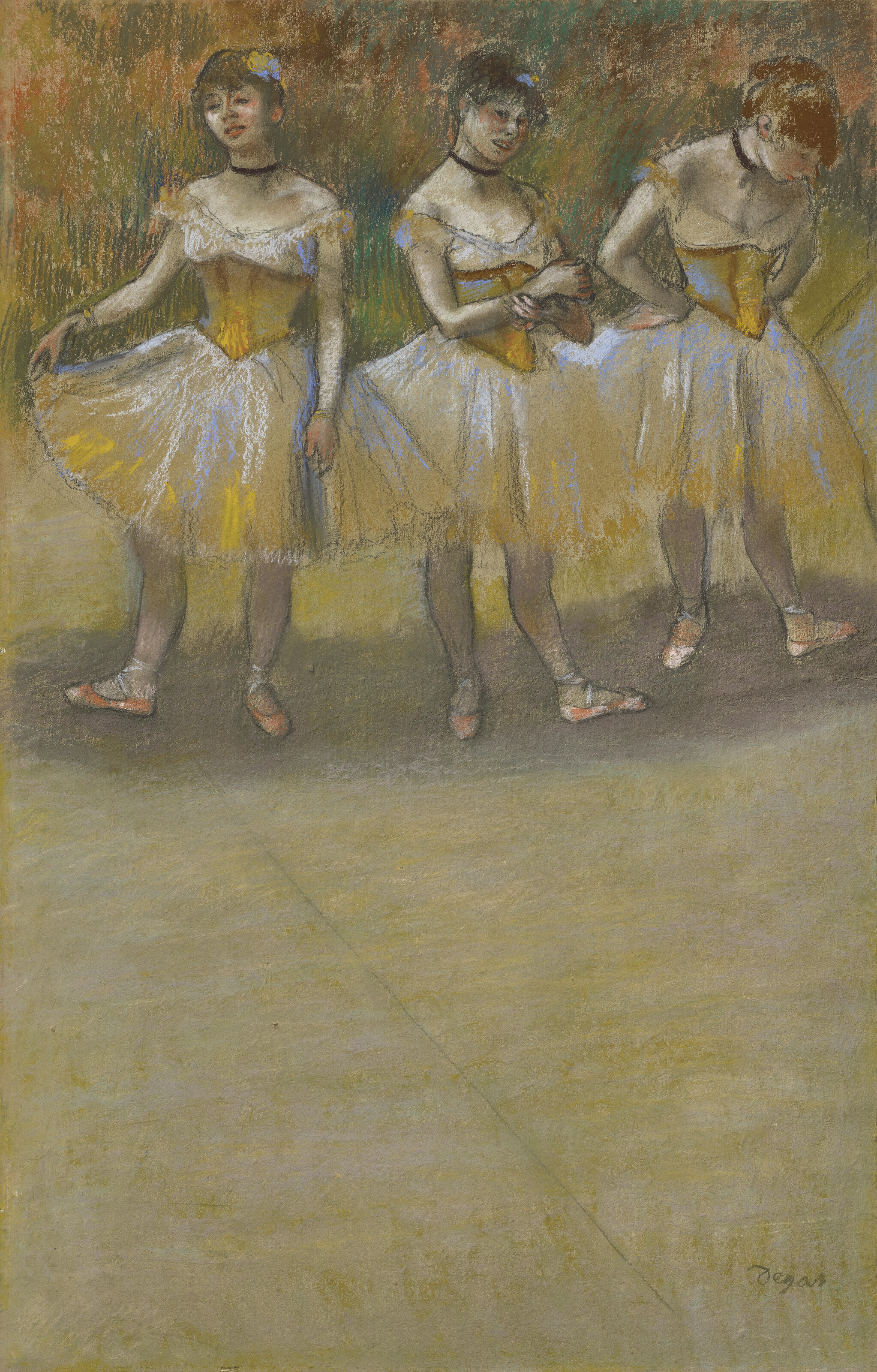 Edgar Degas — Трое танцовщиц