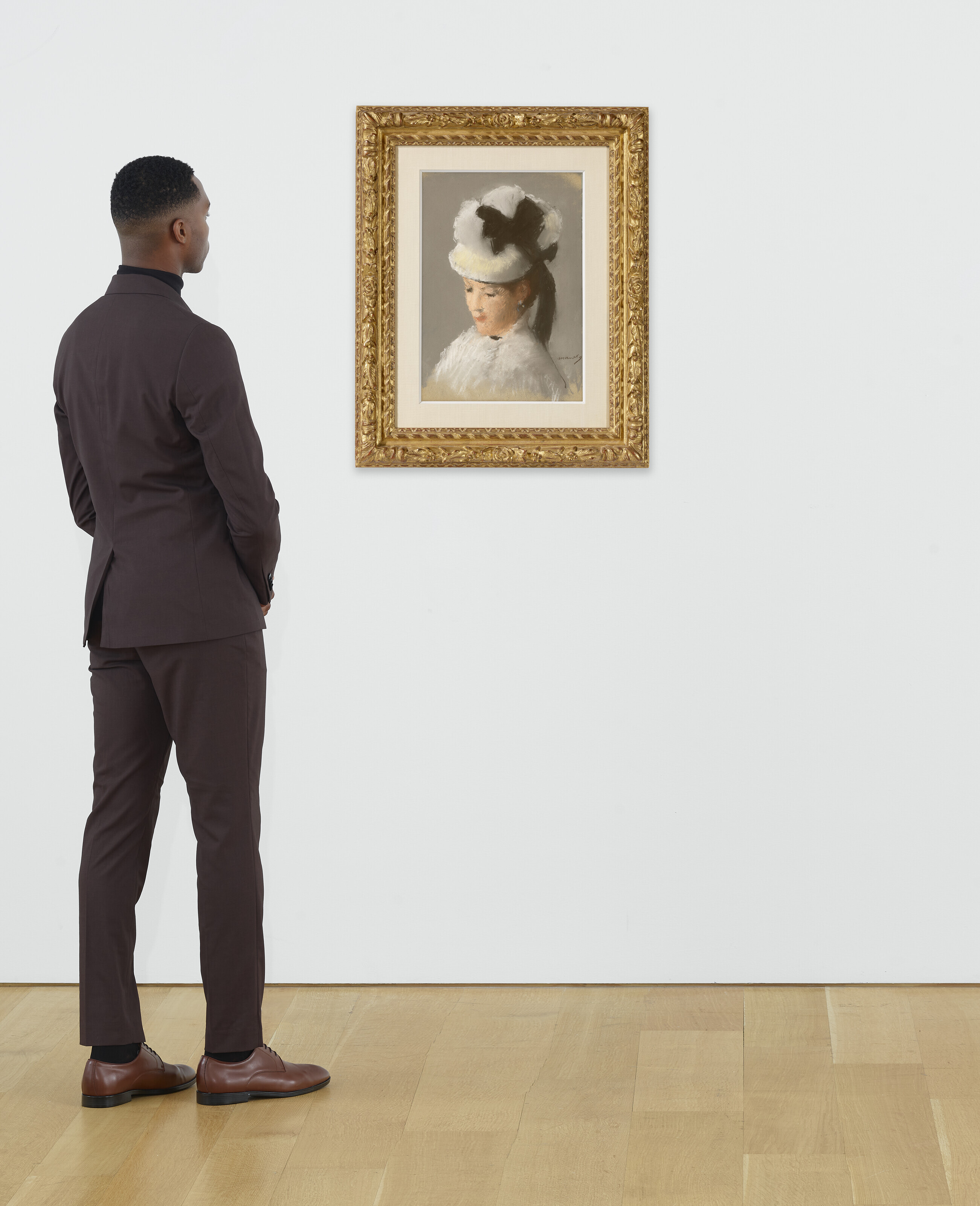 Edouard Manet — Молодая женщина в белой шапочке, изображение 3
