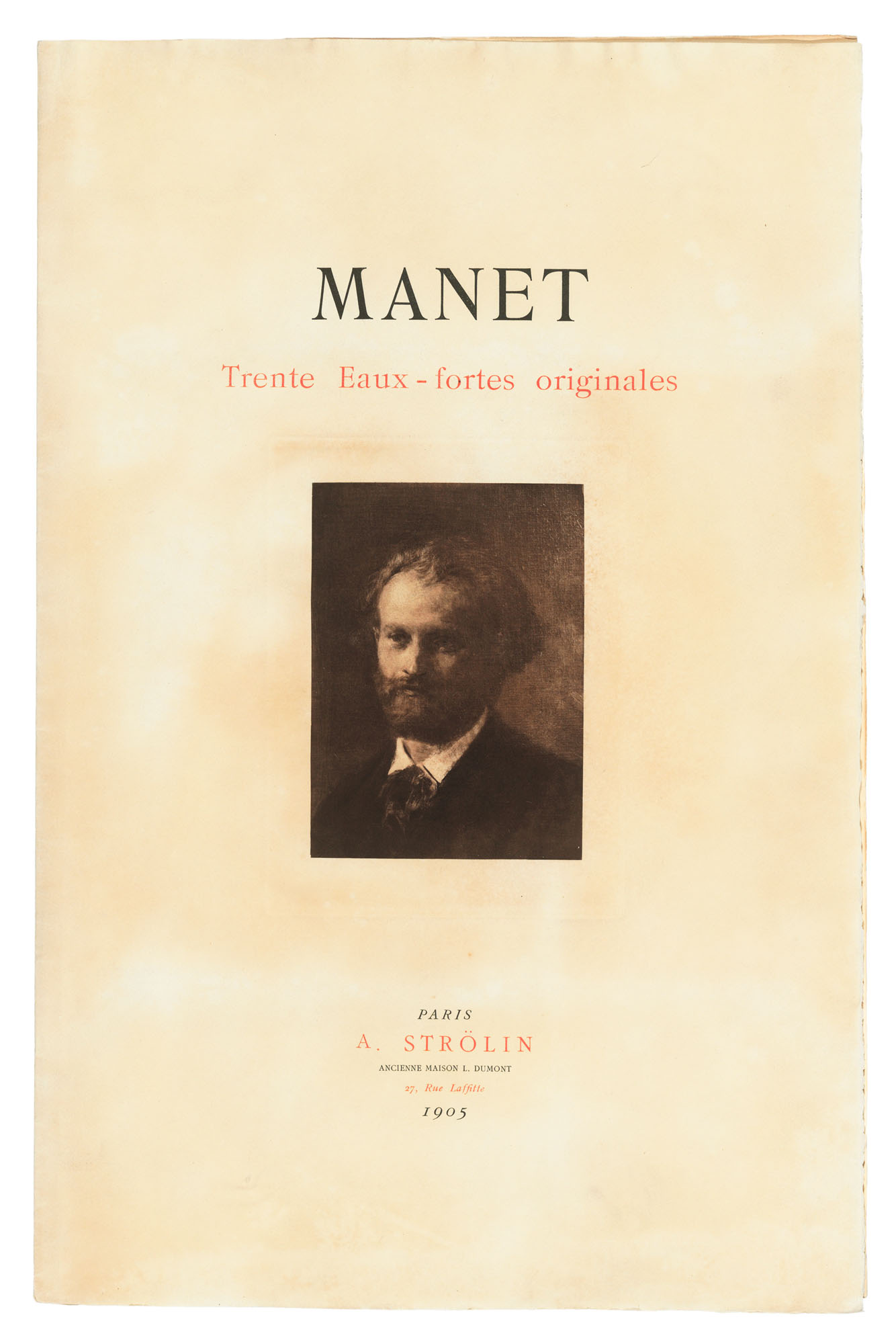 Edouard Manet — Оригинальная водка Trente fortes