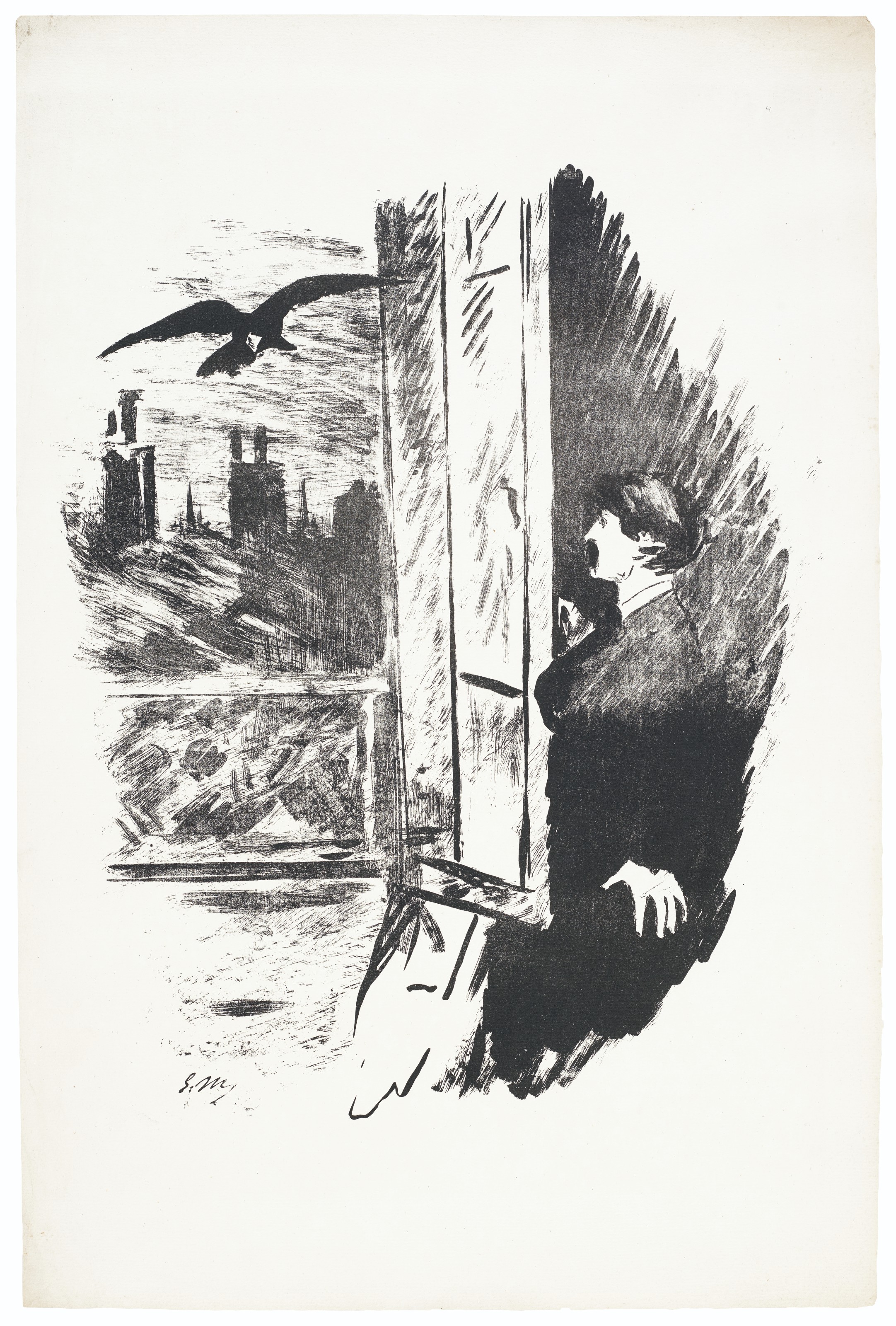 Edouard Manet — Эдгар Аллен По, Ле Корбо, Р. Лесклид, Париж, 1875., изображение 3