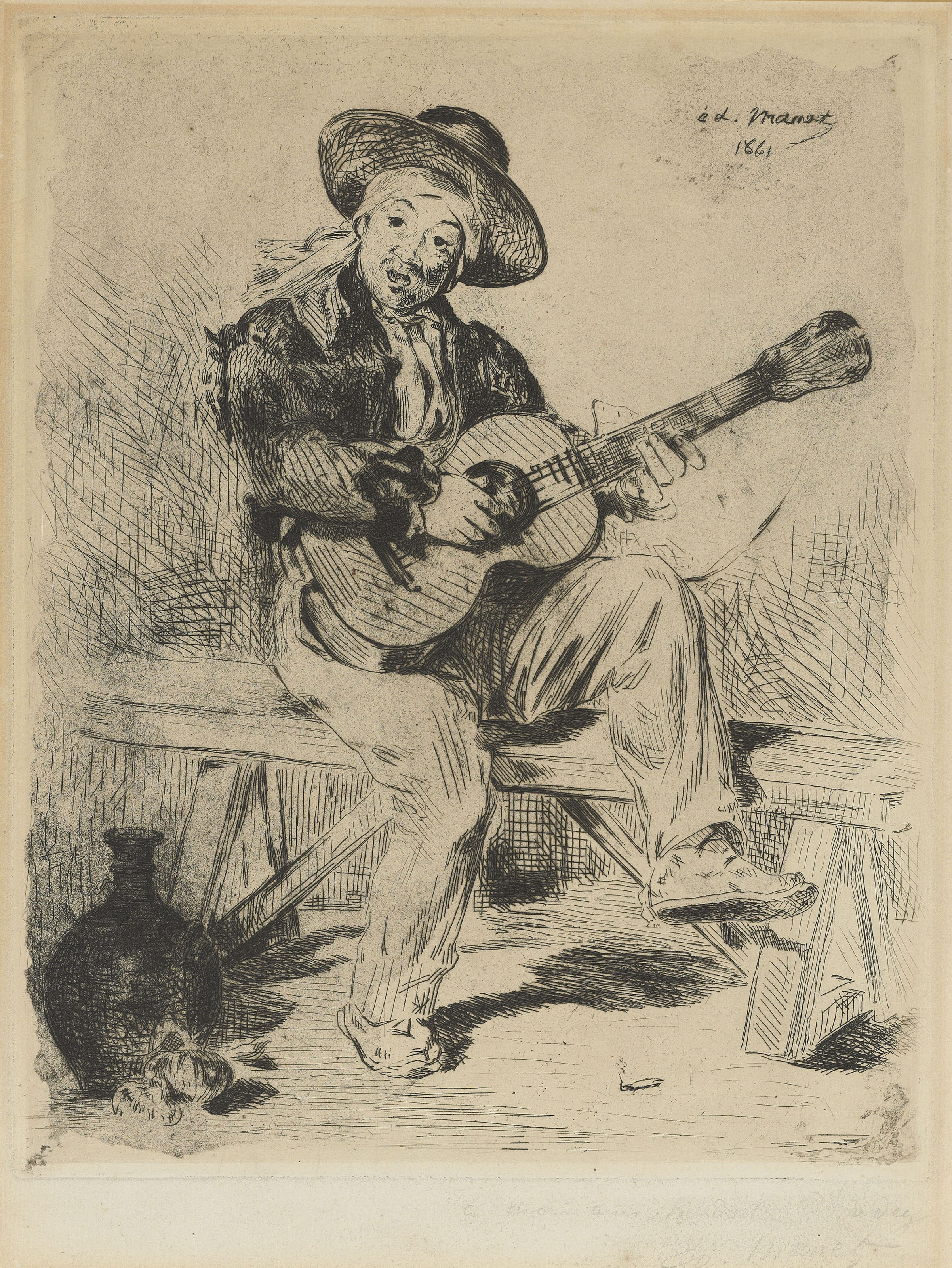 Edouard Manet — Испанский певец (гитарист)