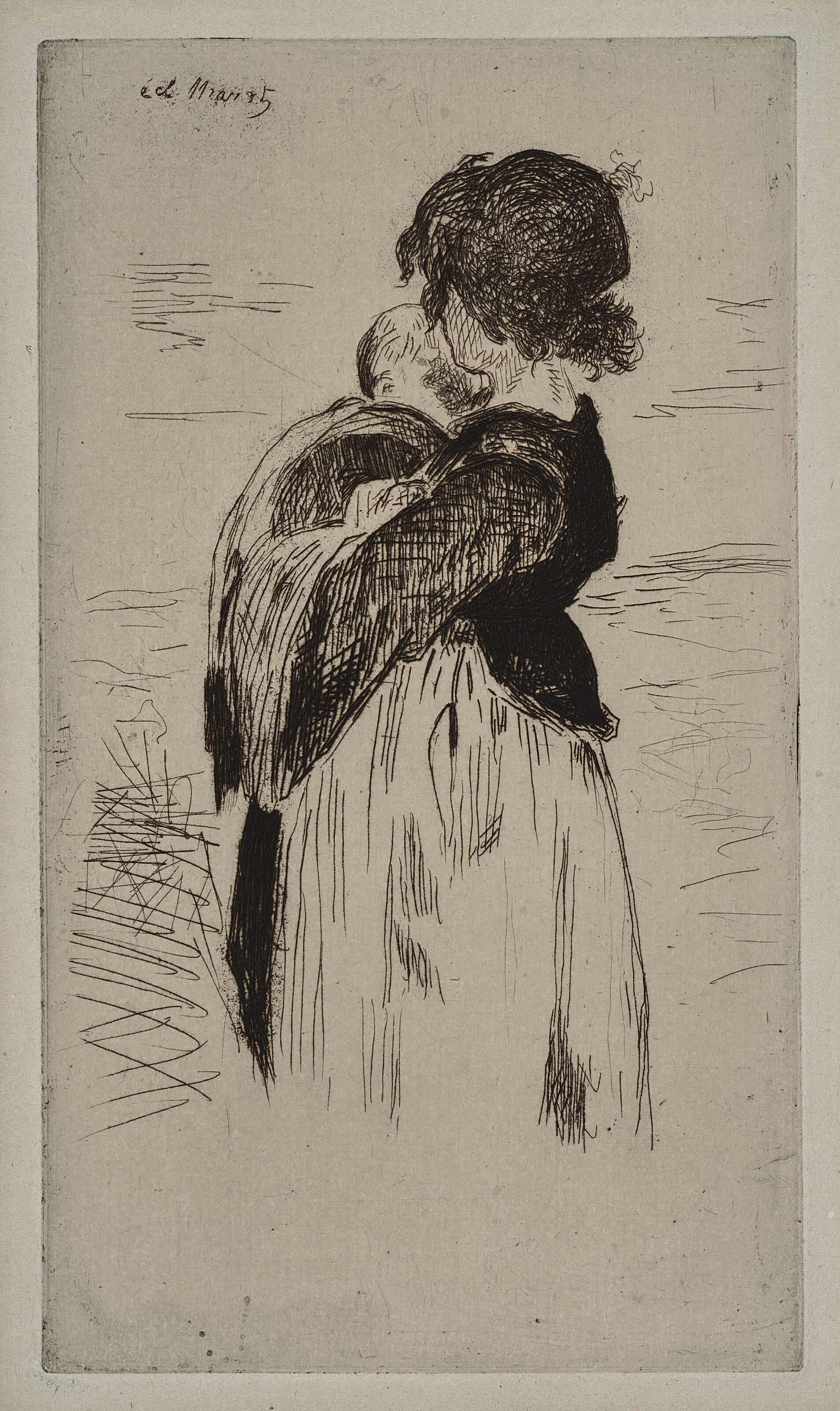 Edouard Manet — Маленькая девочка, изображение 1