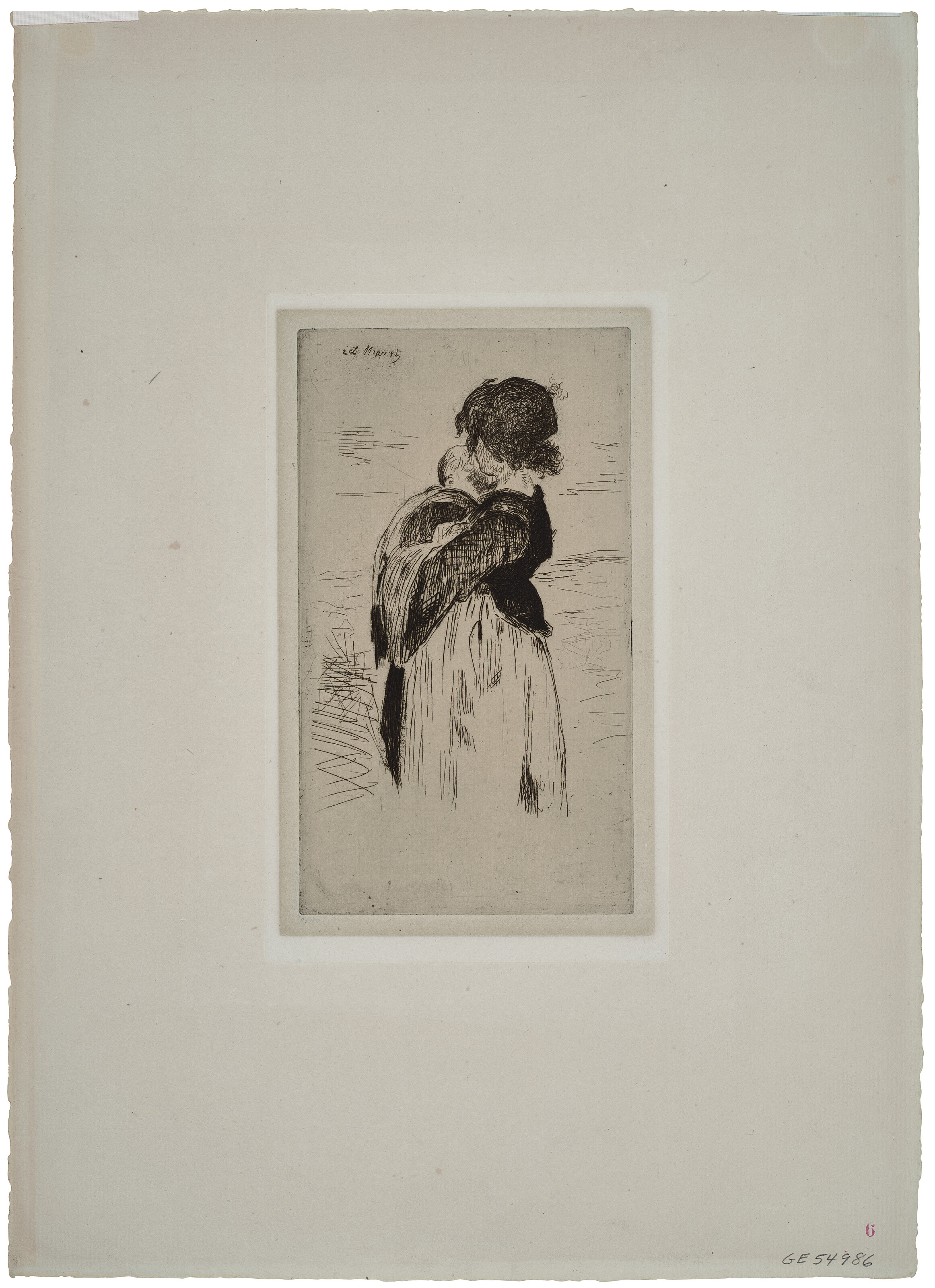 Edouard Manet — Маленькая девочка, изображение 3