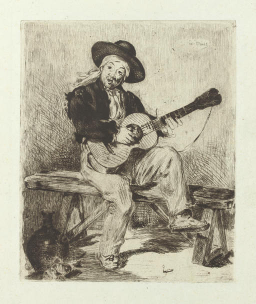 Edouard Manet — Испанский певец (гитарист) (Герен, 16; Харрис, 12)