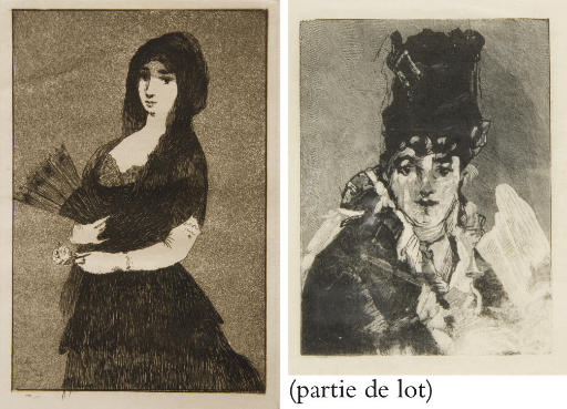 Edouard Manet — Экзотический флер женщины в стиле Мантильи, Теодор де Банвиль в турне по Гоше, Олимпия, двойка актеров и портрет мадам де Каллиас, Нина де Виллар (Герен 51, 61, 88 и 92)