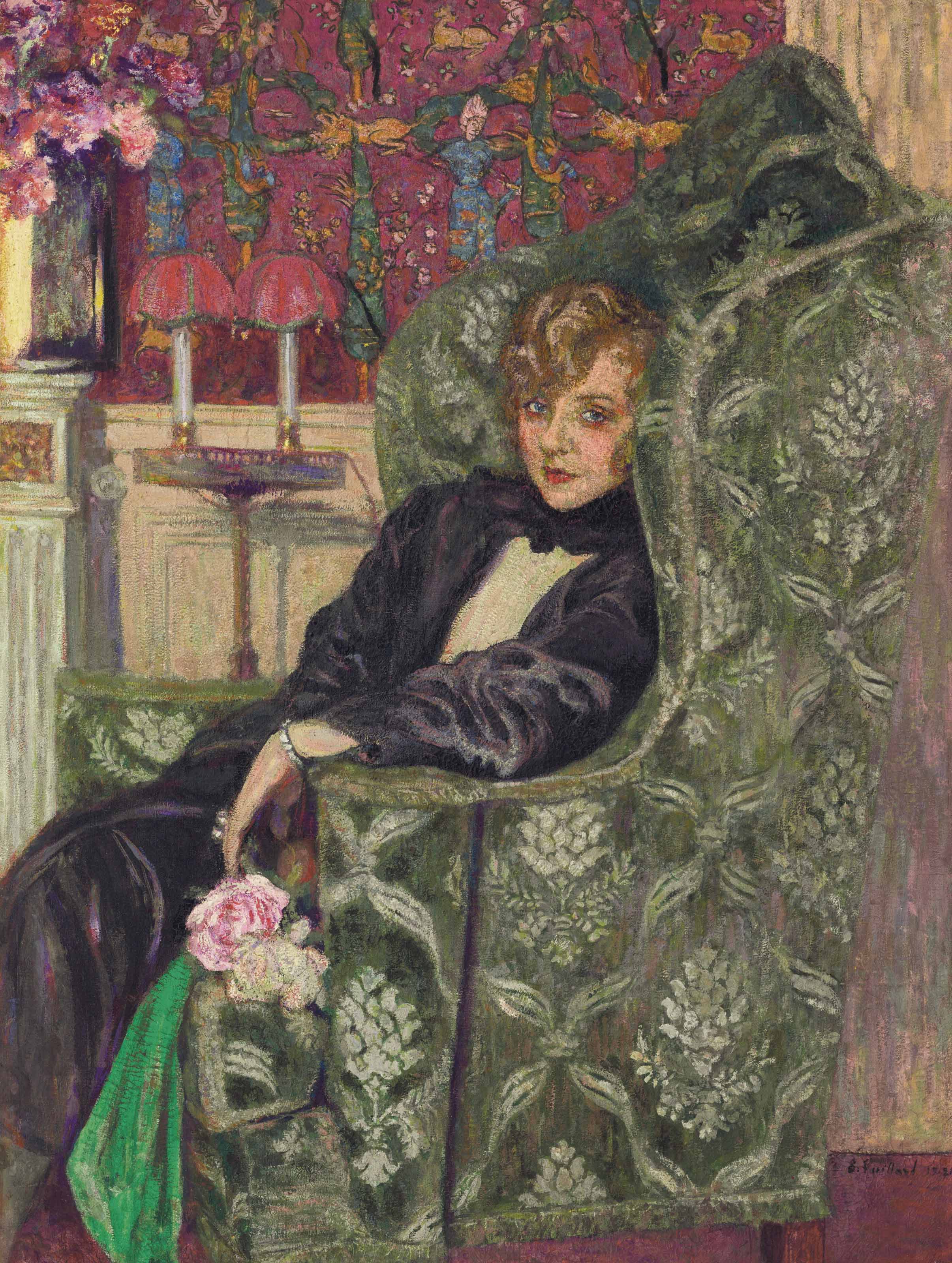 Edouard Vuillard — Ивонн печатает без остановки