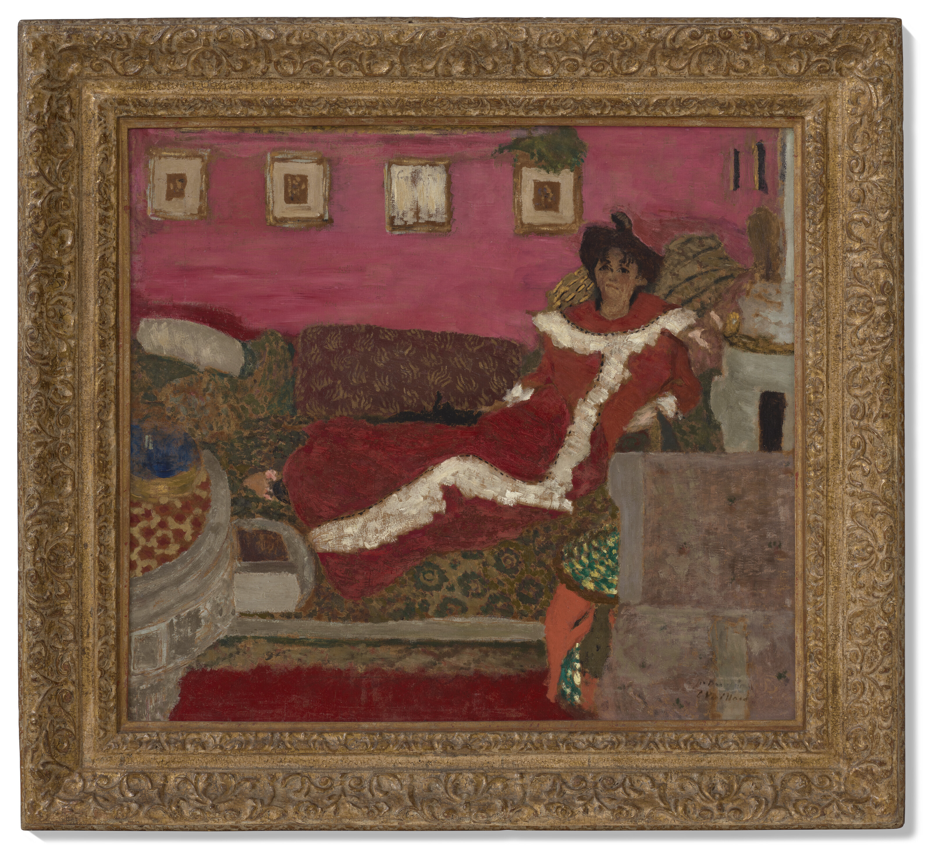 Edouard Vuillard — Портрет мадам Дельер, "Симфония в красном", изображение 2