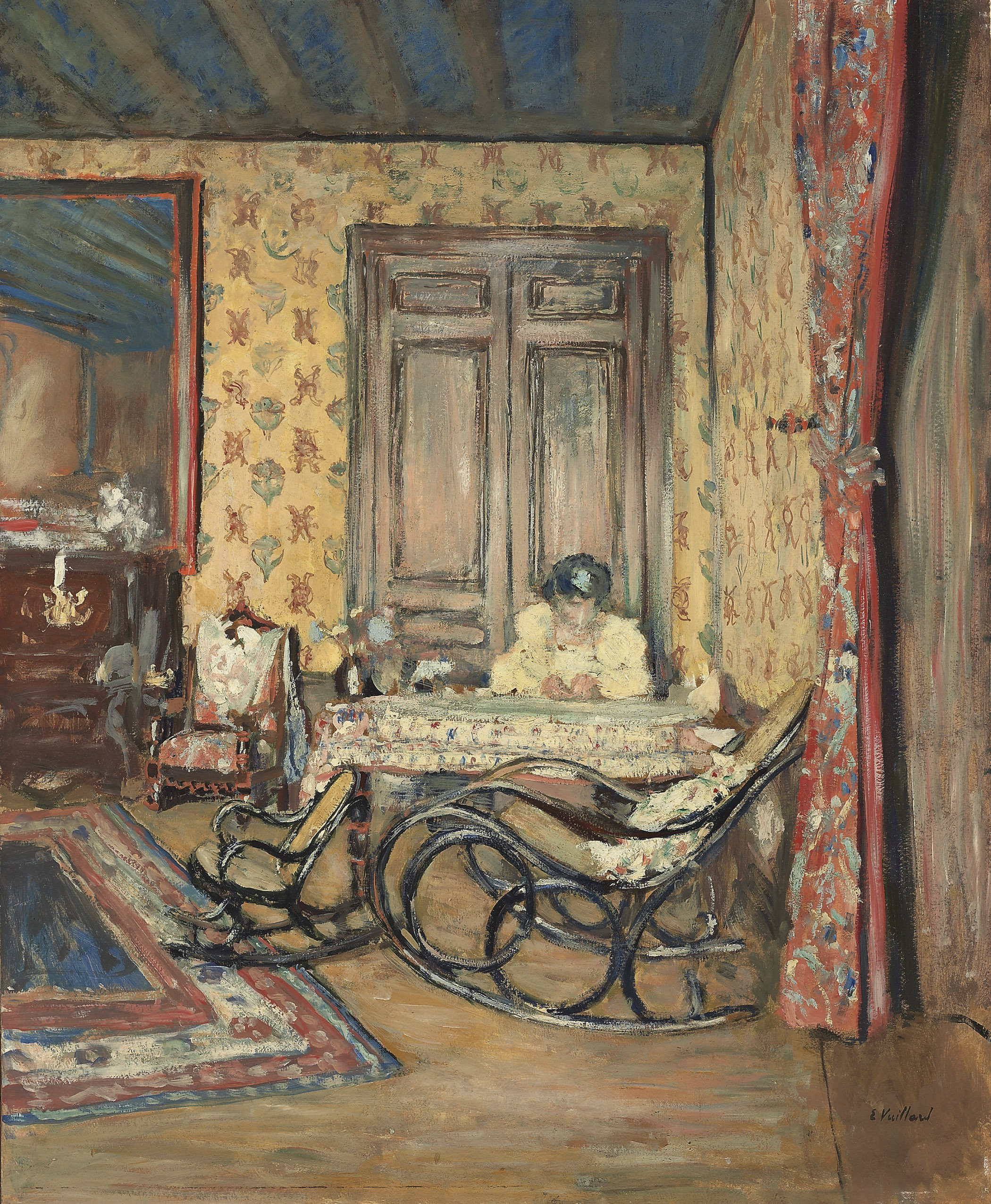 Edouard Vuillard — Интерьер с креслами-качалками
