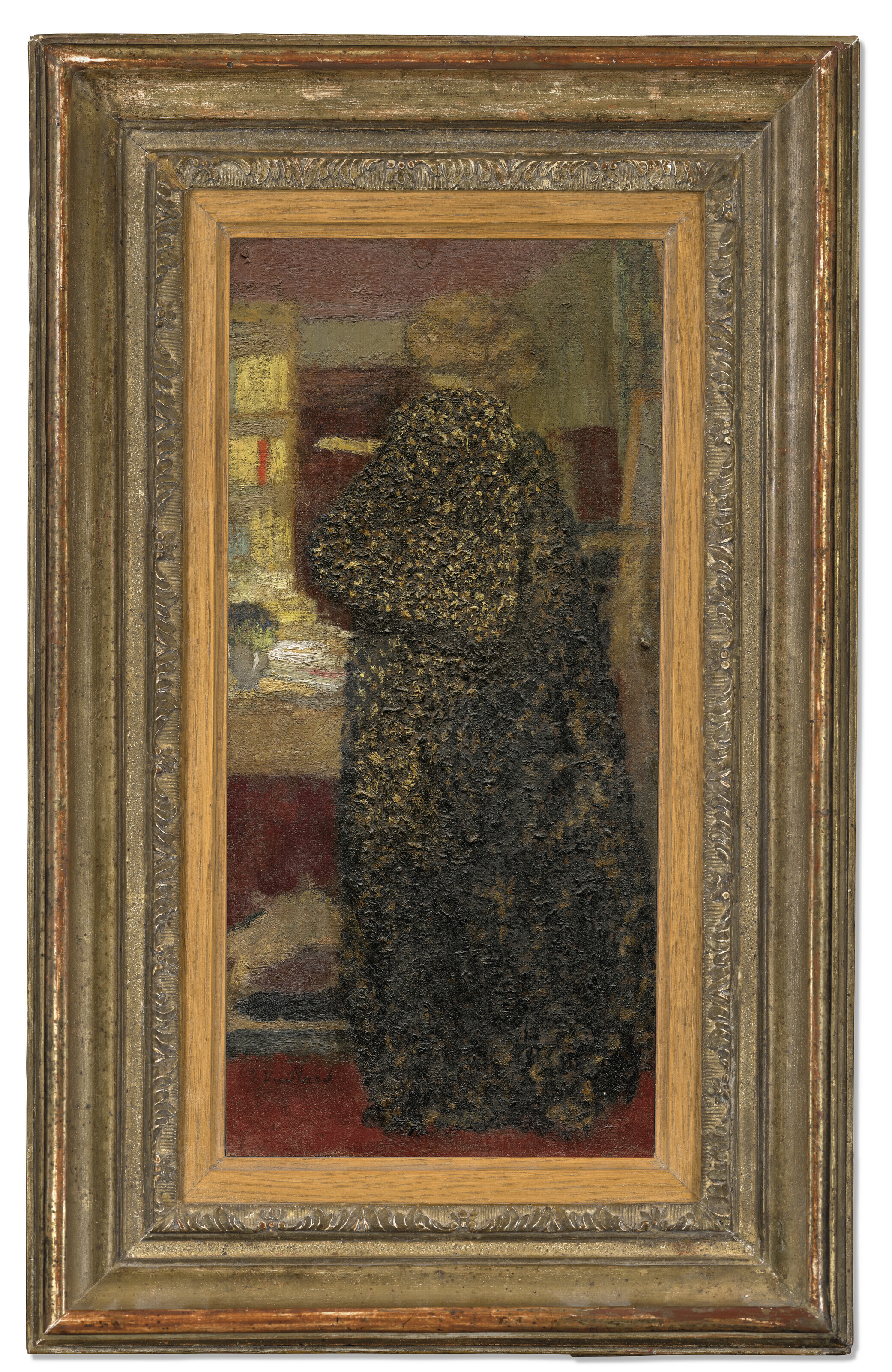 Edouard Vuillard — Девушка в черном и желтом пеньюаре, изображение 4