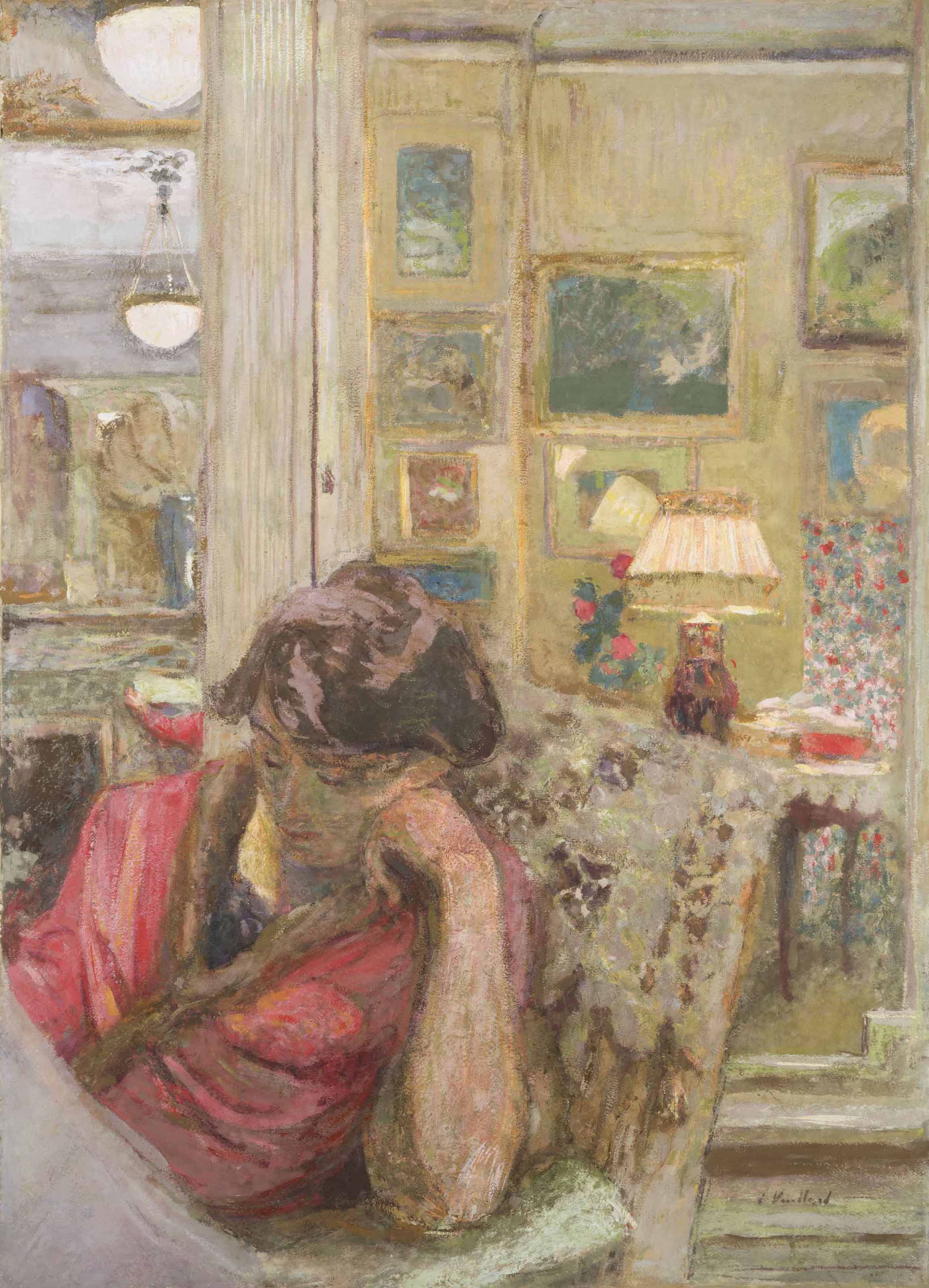 Edouard Vuillard — Мадам Хессель, подписчица журнала le soir
