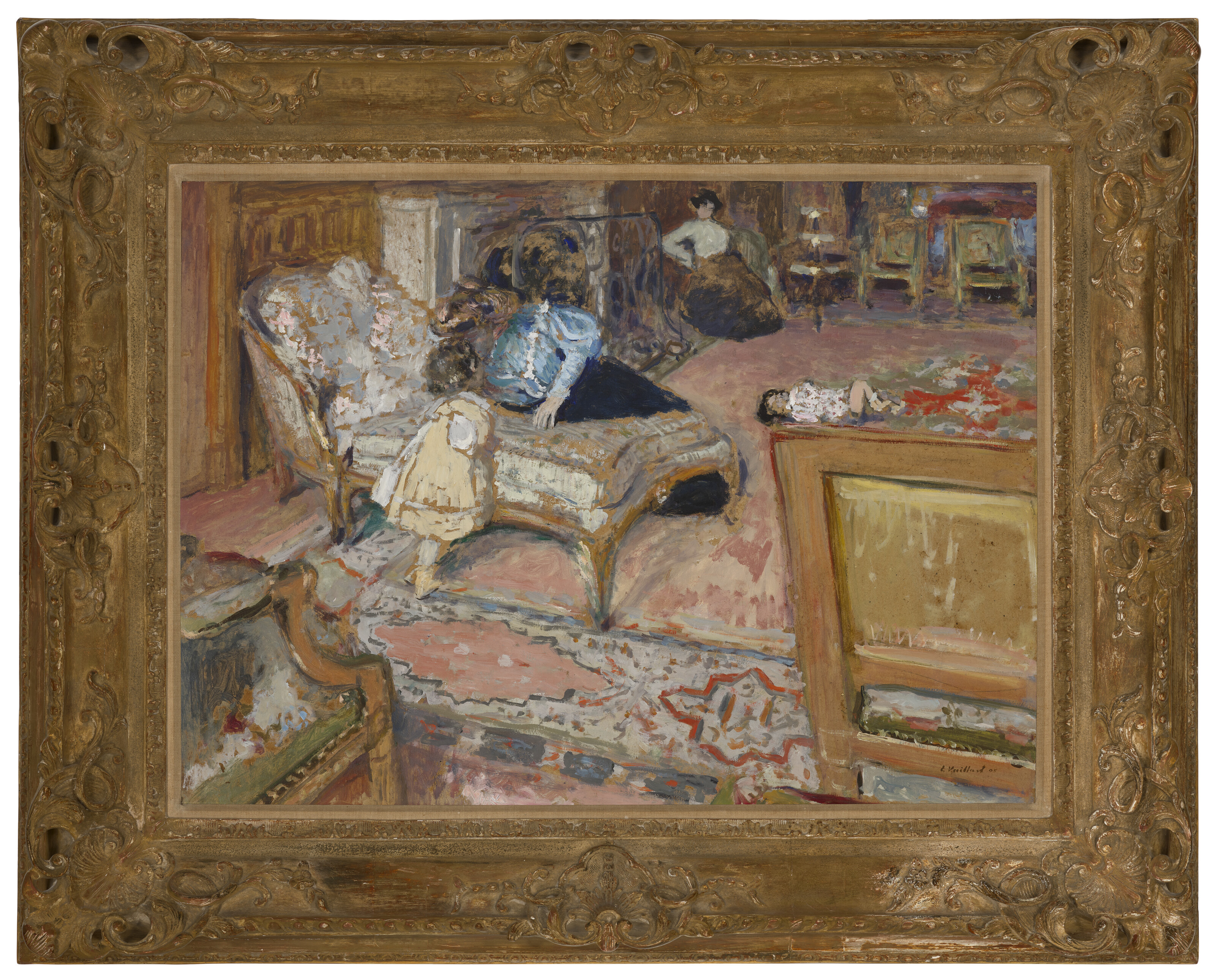 Edouard Vuillard — Уверенность в себе, дети Бернхайма в салоне красоты, изображение 3