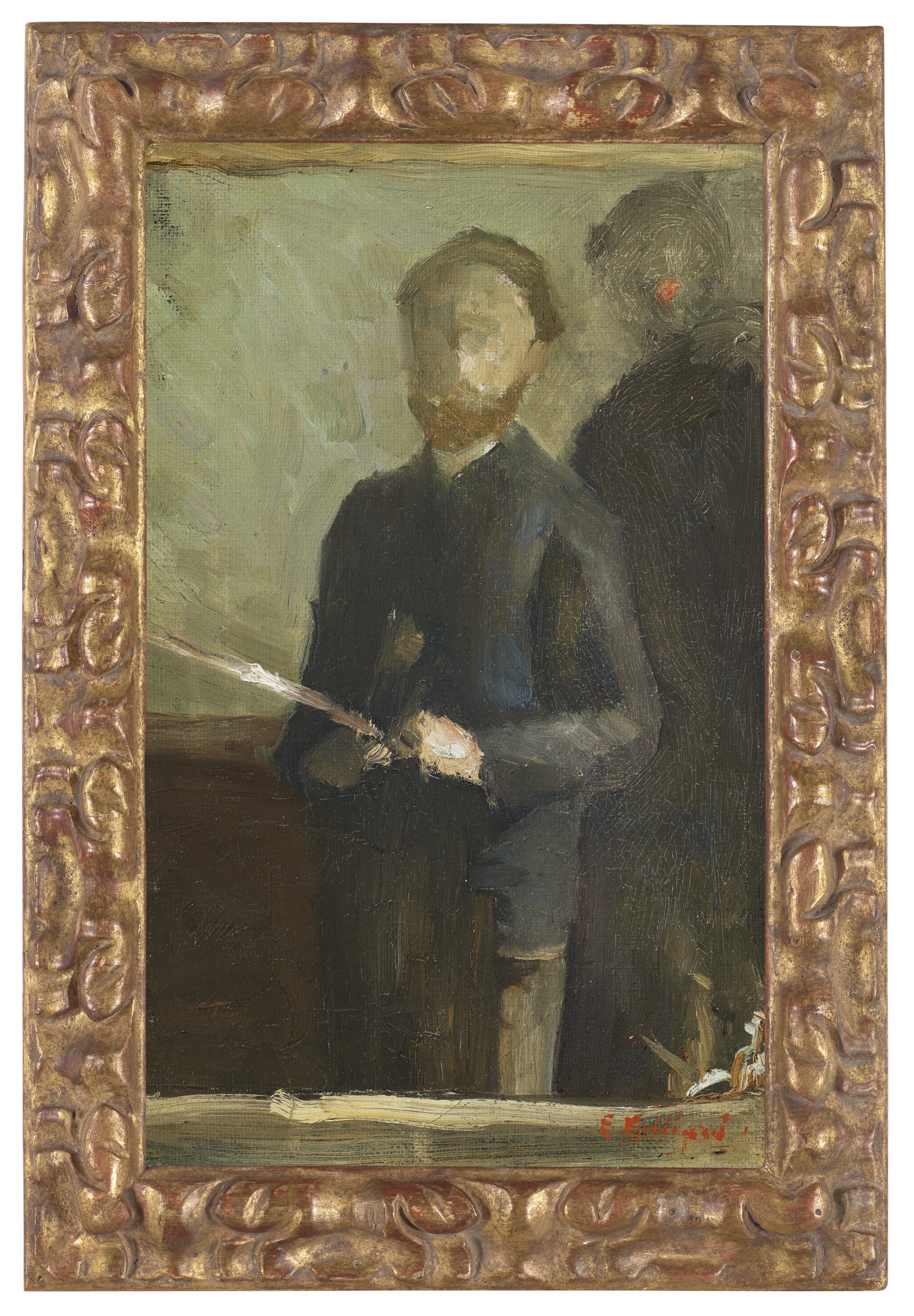 Edouard Vuillard — Этюд для "Автопортрета из войны", изображение 2