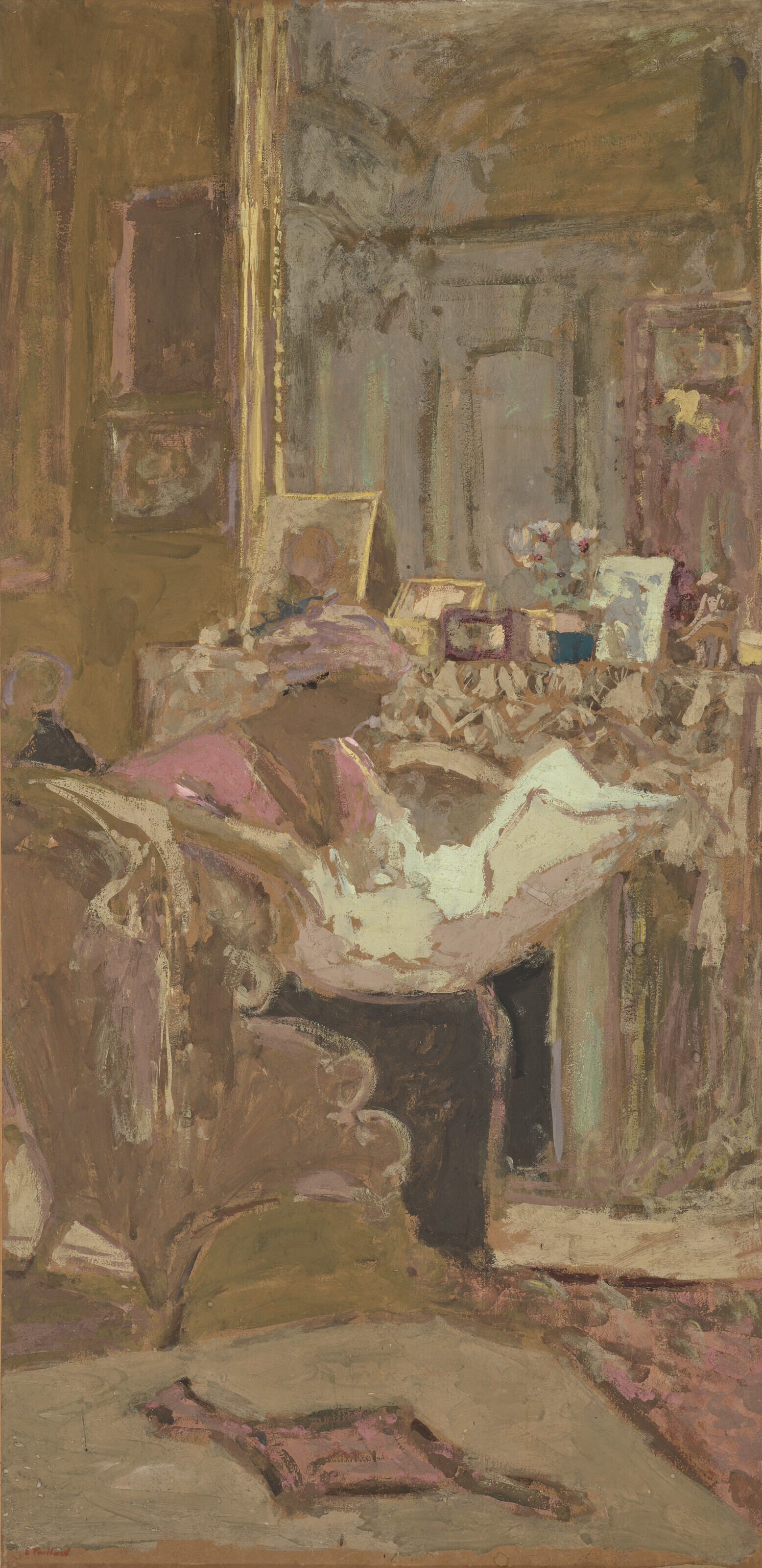 Edouard Vuillard — Этюд для "Дневника мадам Хессель и ее сына, посвященного интимным отношениям", изображение 1