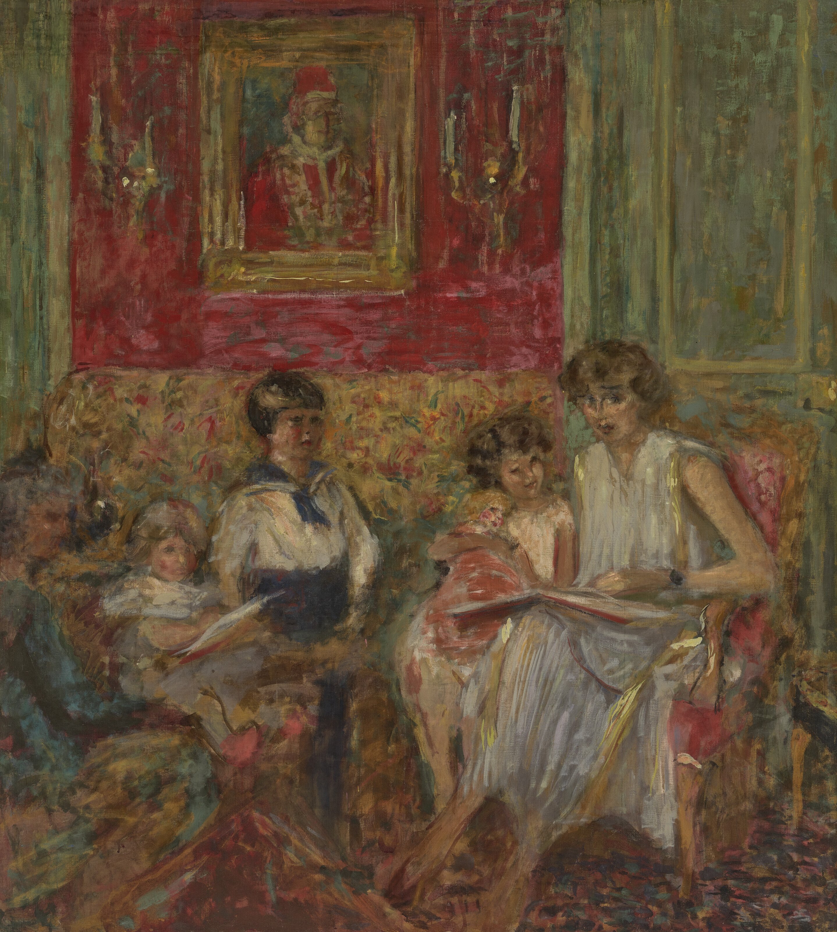 Edouard Vuillard — Мадам Жан Блох и ее дети, изображение 1