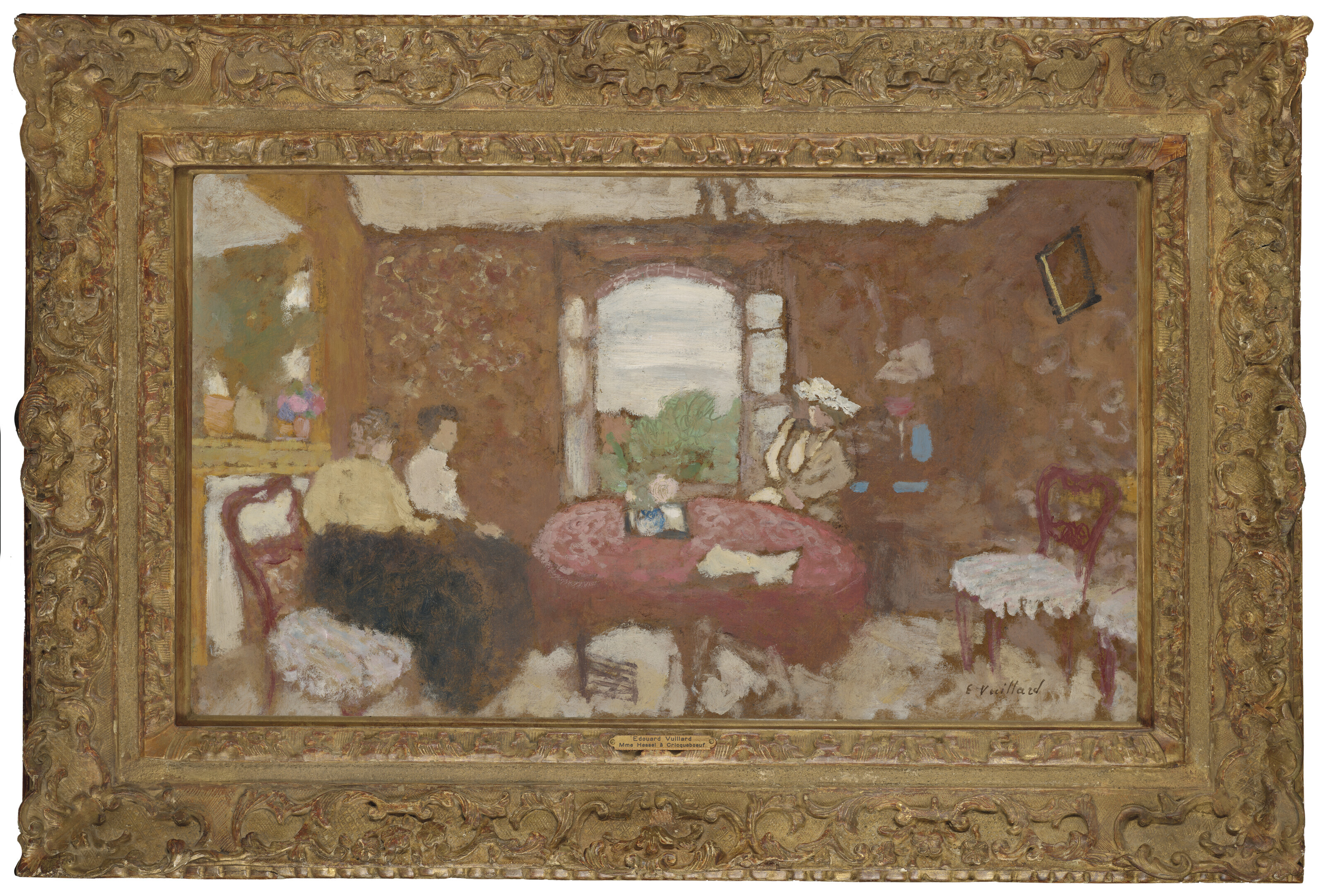 Edouard Vuillard — Люси Хессель в гостях у Крикуна, изображение 4