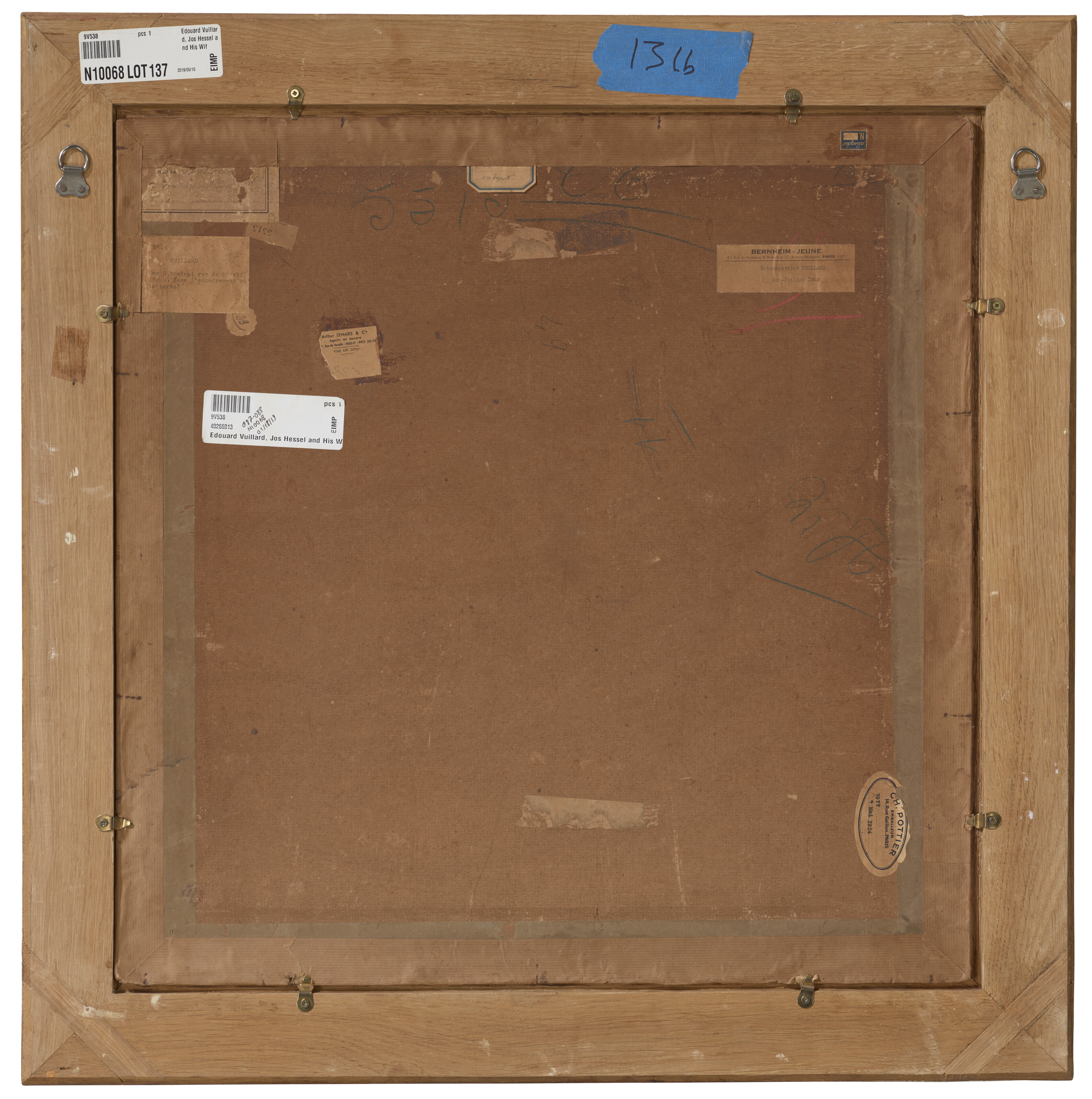 Edouard Vuillard — Джос Хессель и его жена, улица Риволи, изображение 4