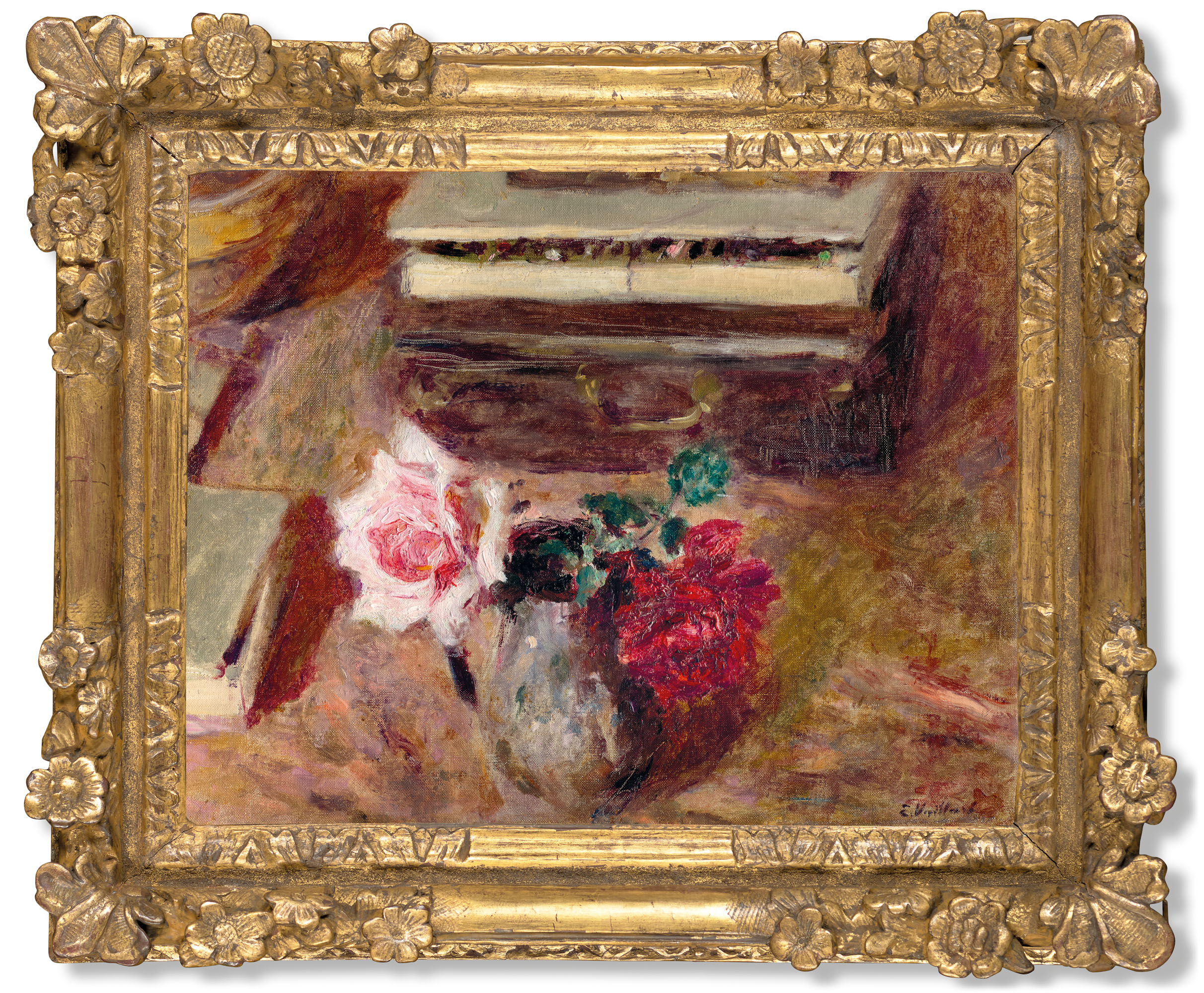 Edouard Vuillard — Две розы и бой пастели, изображение 2