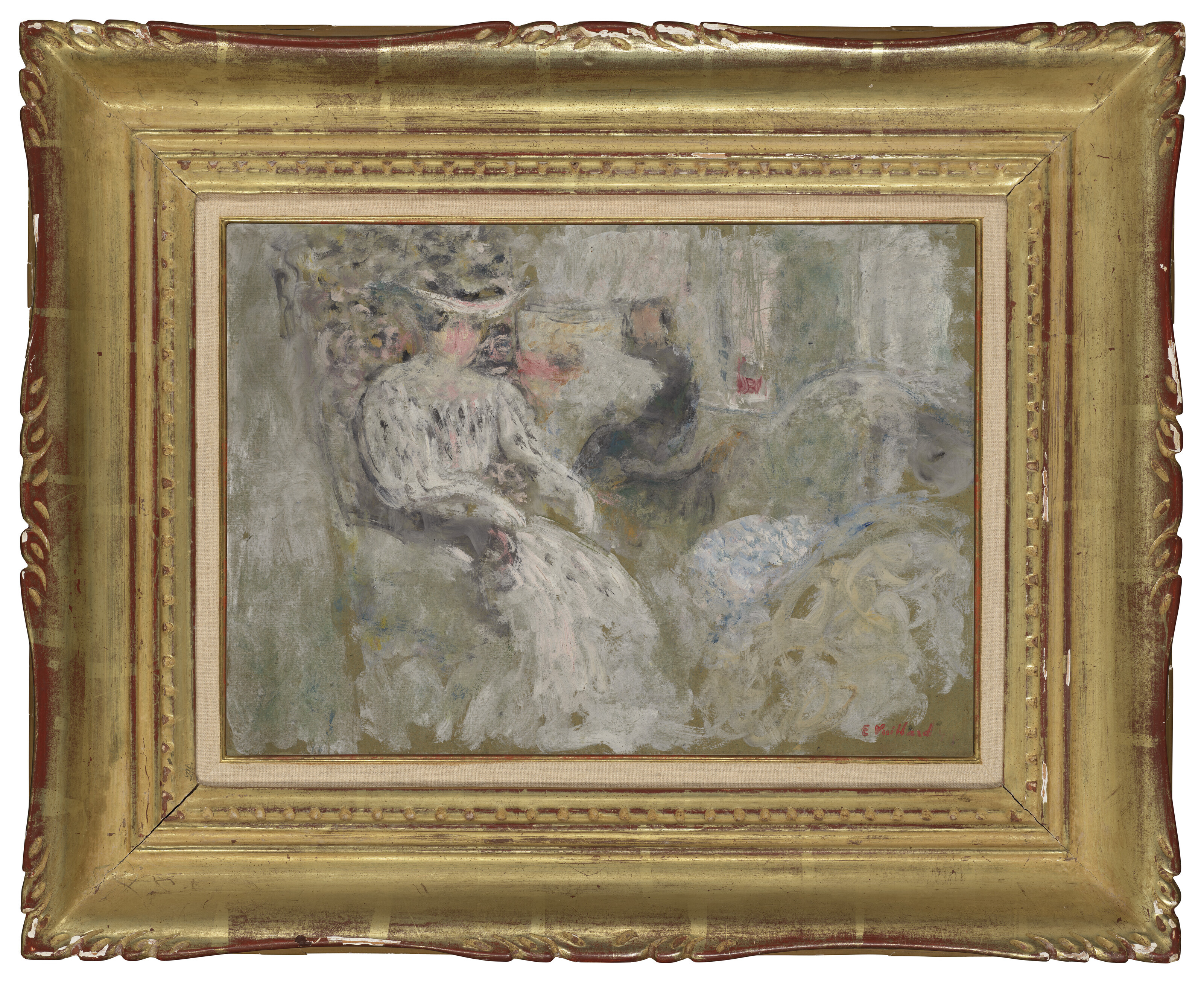 Edouard Vuillard — Женская задница в белом цвете, изображение 4