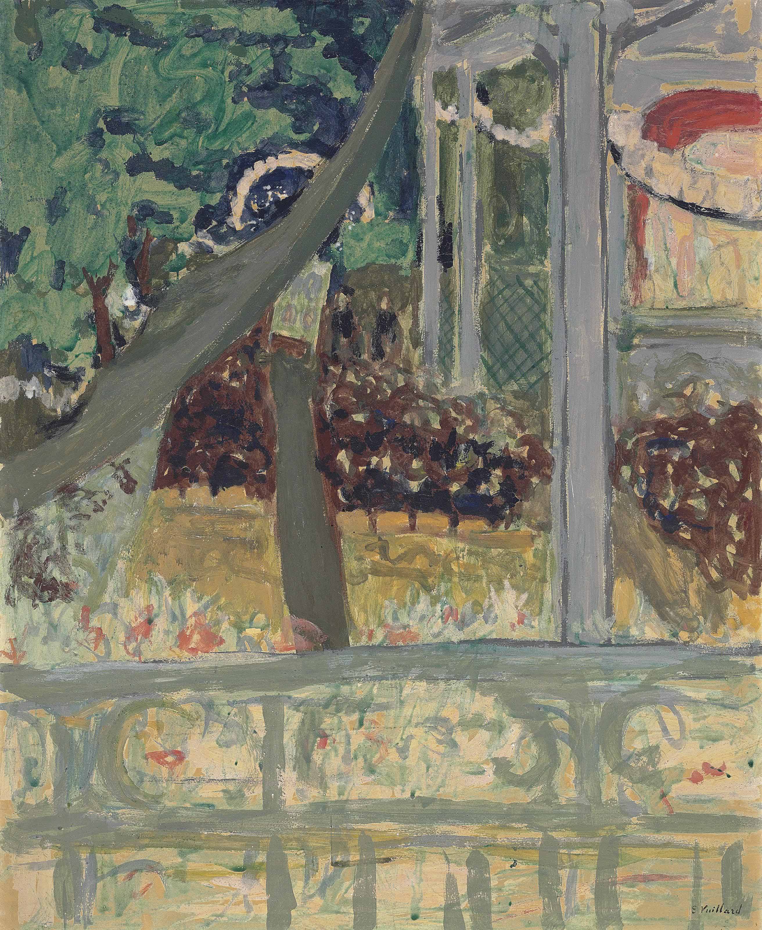 Edouard Vuillard — Пленэрный театр (le kiosque)