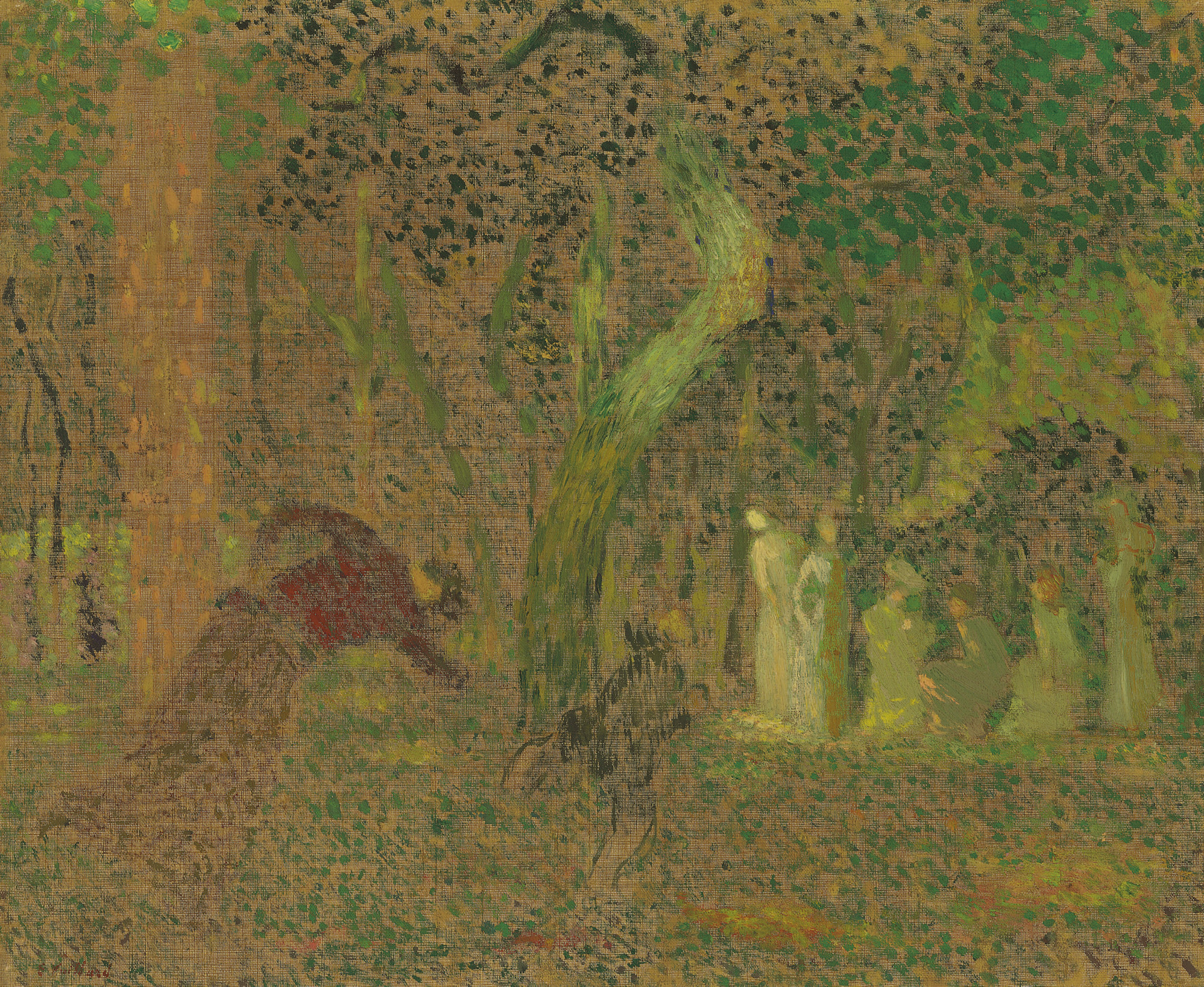Edouard Vuillard — Сцена в театре (вундеркинд?)
