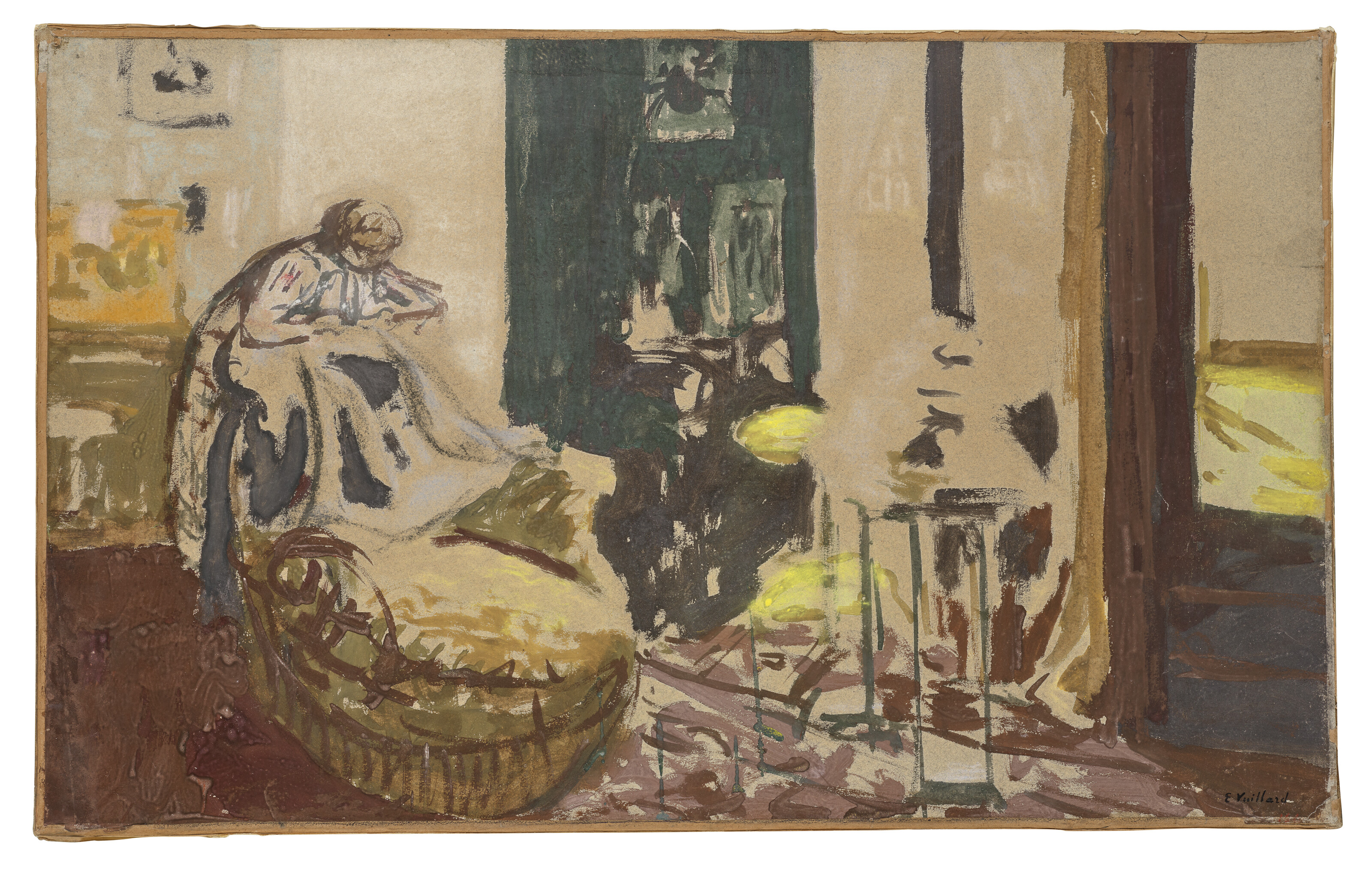 Edouard Vuillard — Утро в спальне, изображение 2