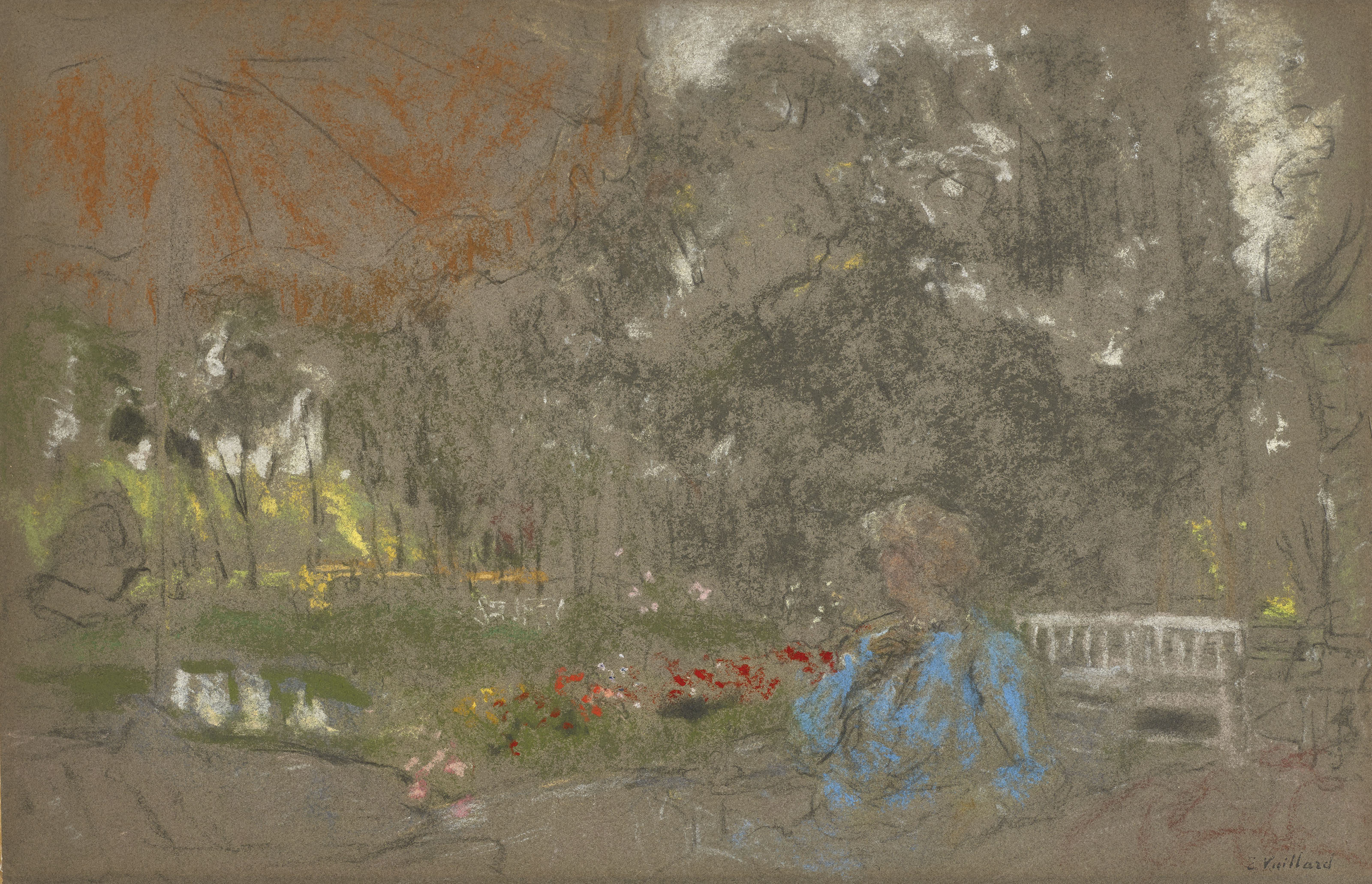 Edouard Vuillard — Люси Хессель, сюр-ла-терраса