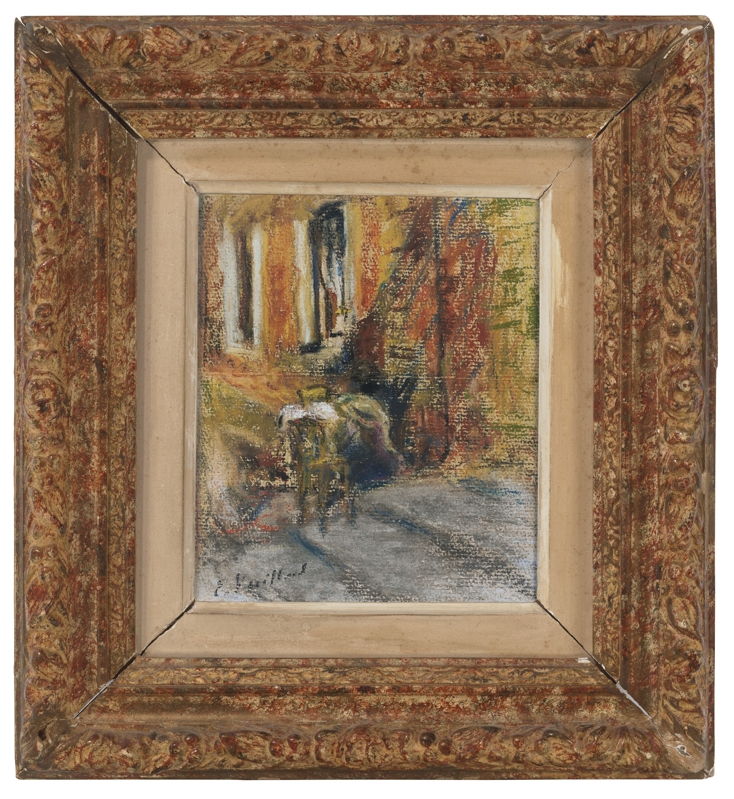 Edouard Vuillard — Две фигуры на марше одного дома, изображение 2