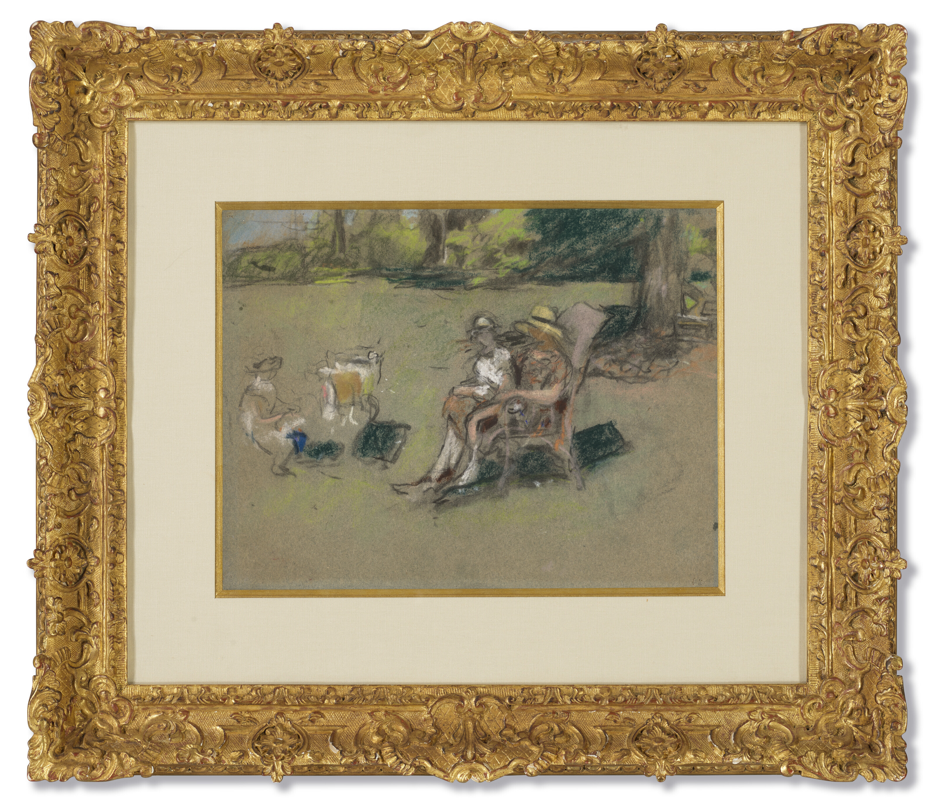 Edouard Vuillard — Мадам Анри Капферер и ее дети, изображение 2