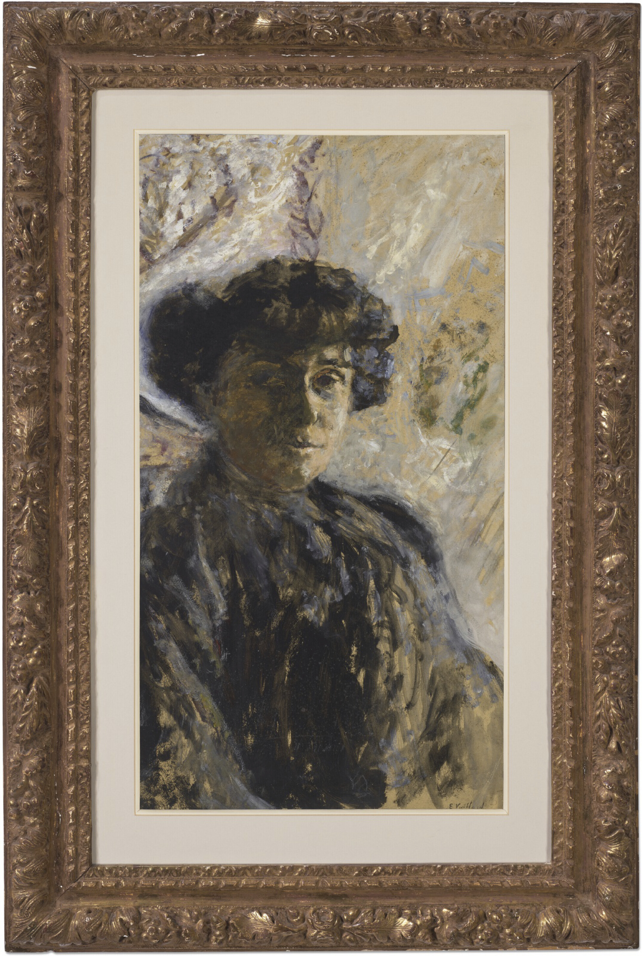 Edouard Vuillard — Мадам Хессель в черном халате, изображение 2