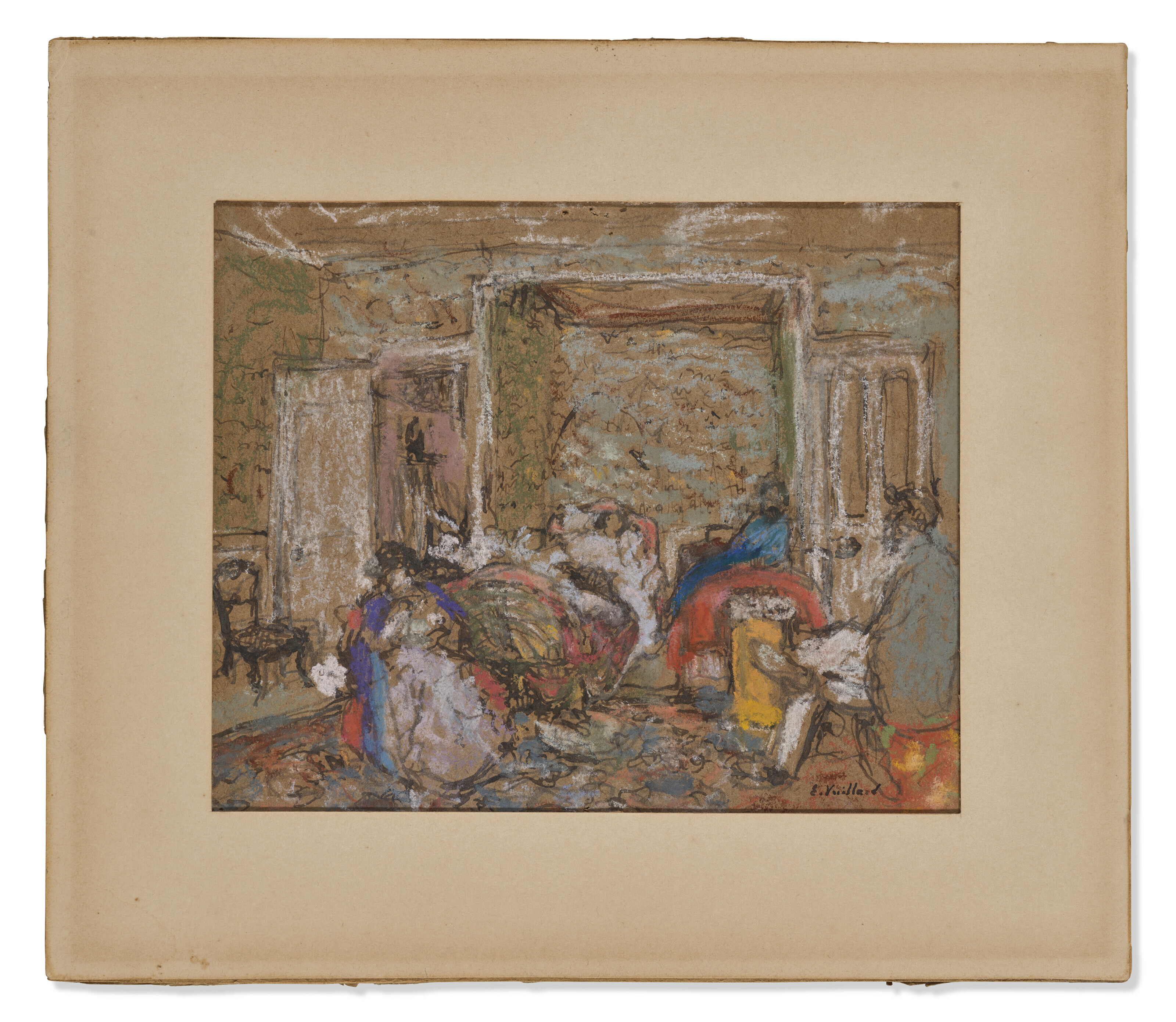 Edouard Vuillard — Комната в Амфревиле, мадам Хессель суфранте, изображение 2