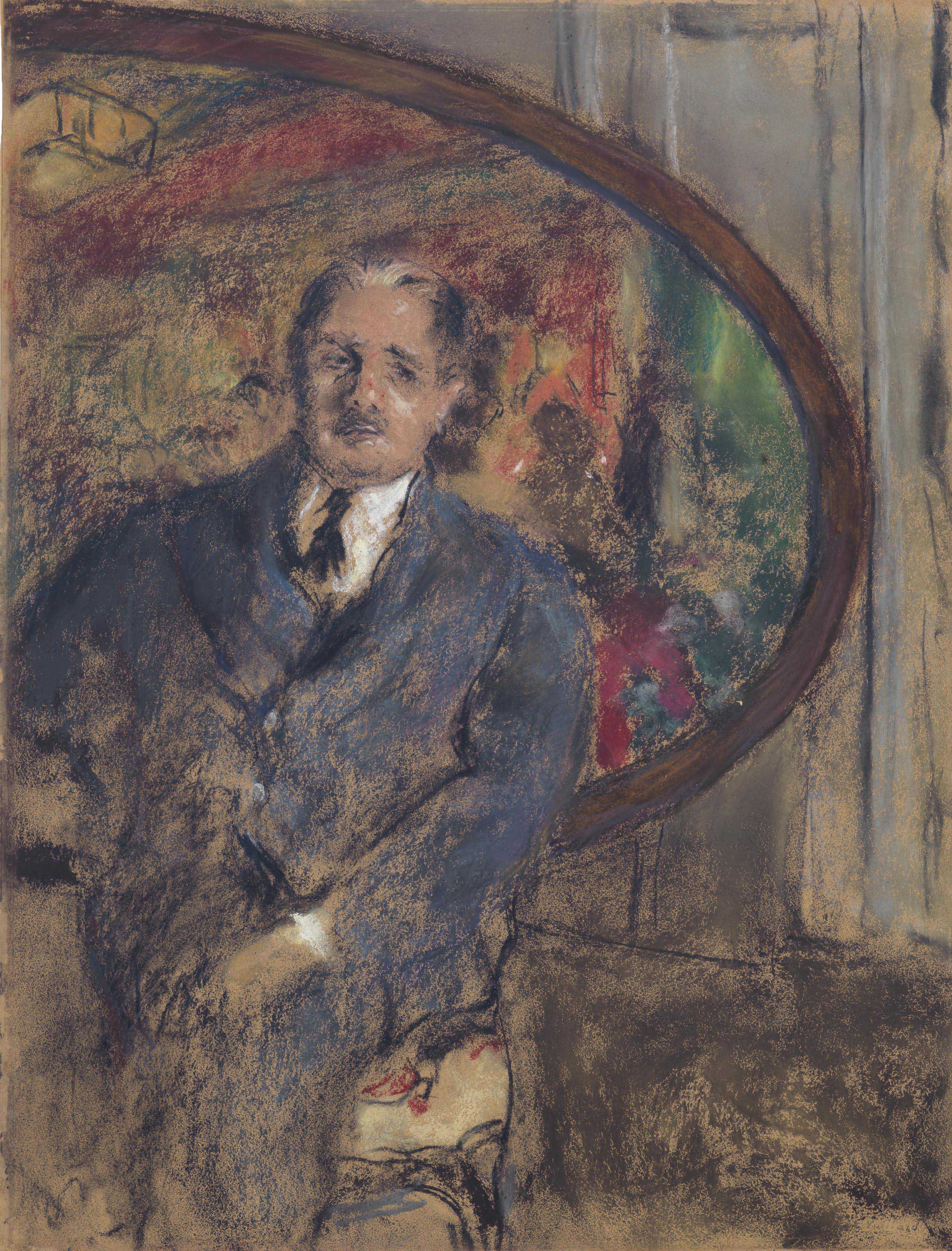 Edouard Vuillard — Месье Бенар, автор картины "Большой плюшевый мишка"