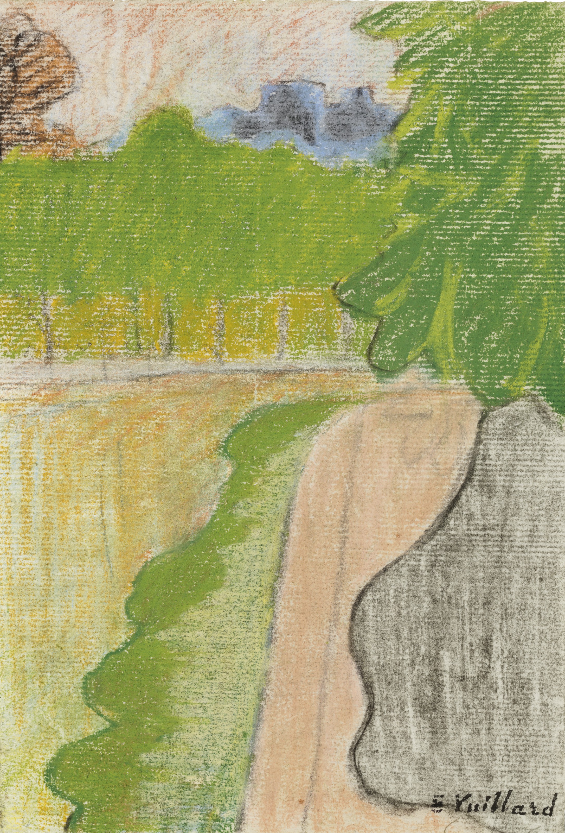 Edouard Vuillard — Оплата проезда по улице авек Арбрес, изображение 1