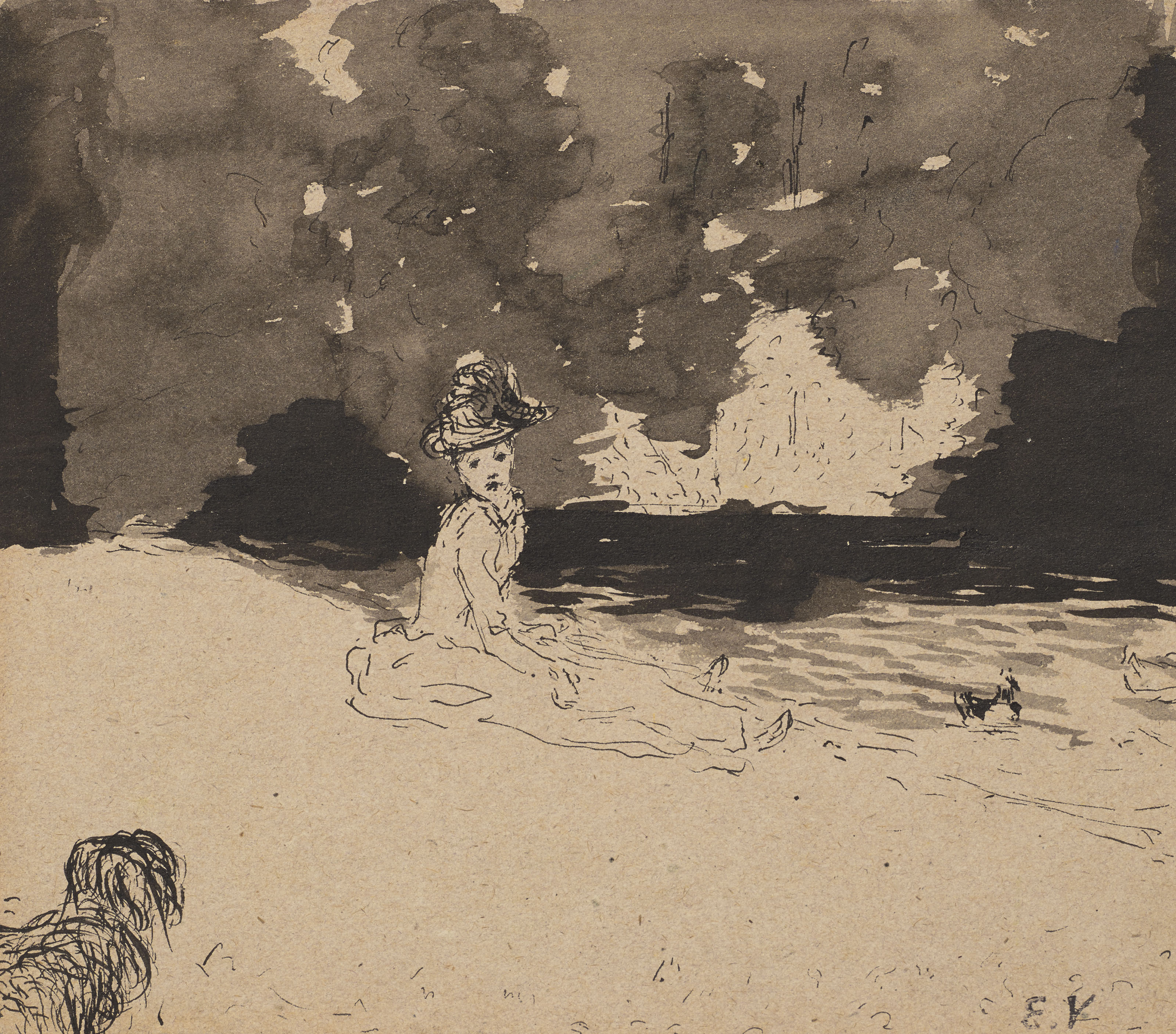 Edouard Vuillard — Красавица на берегу озера