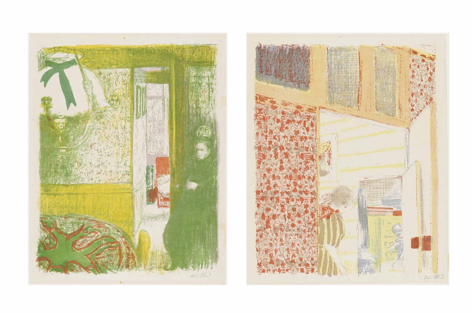 Edouard Vuillard — Интерес к суспензии, от: Paysages et Intérieurs