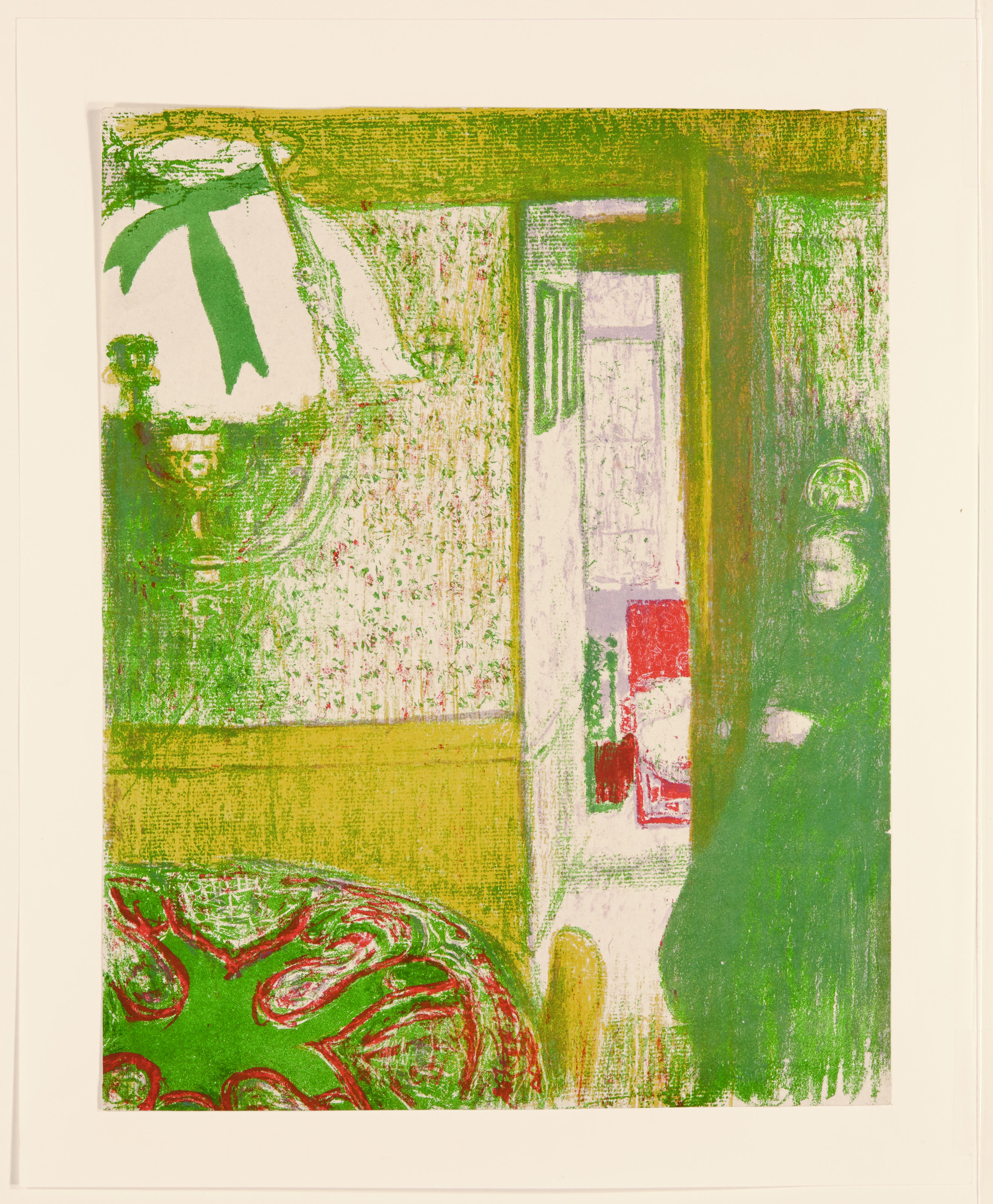 Edouard Vuillard — Интерьер из роз-шатров, от: Paysages et Intérieurs, изображение 2