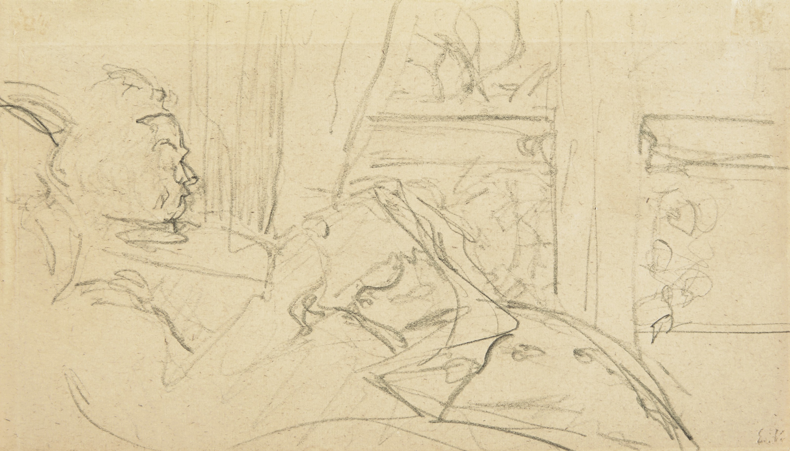 Edouard Vuillard — Мадам Вюйяр, смотрящая в окно