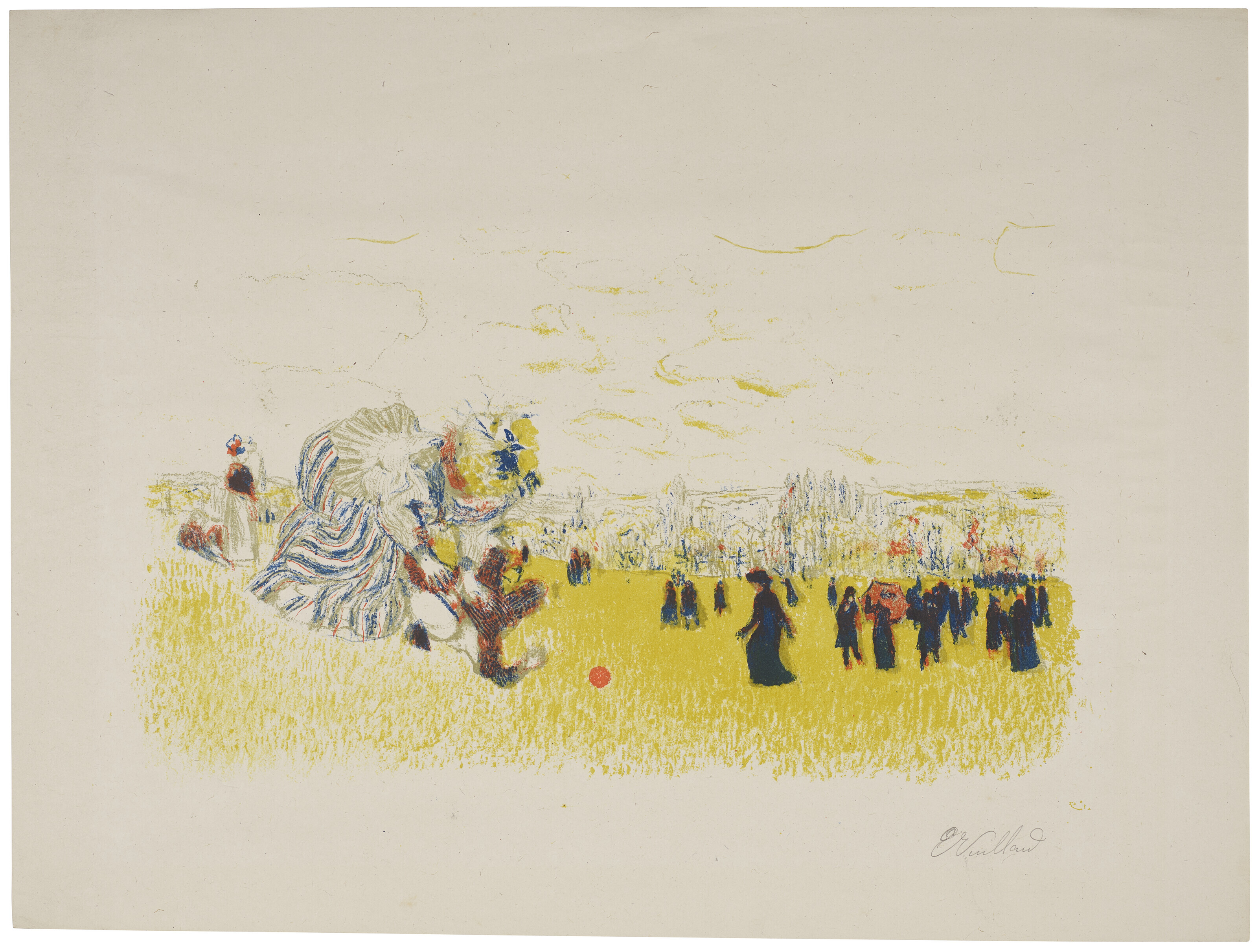 Edouard Vuillard — Jeux d'enfants, из второго альбома des Peintres-Graveurs