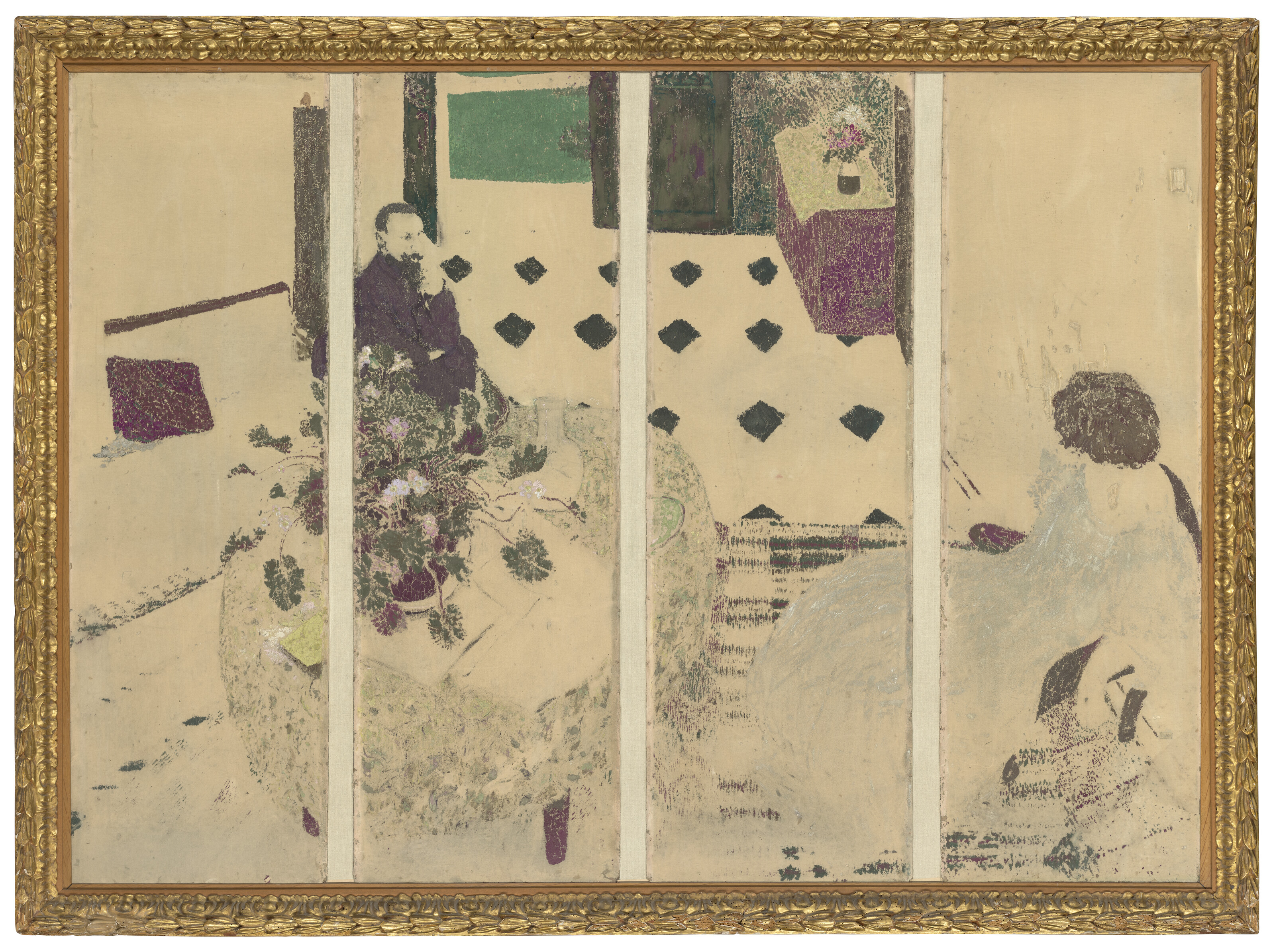 Edouard Vuillard — Персонаж Стефана Натансона. Рисунки для интереса