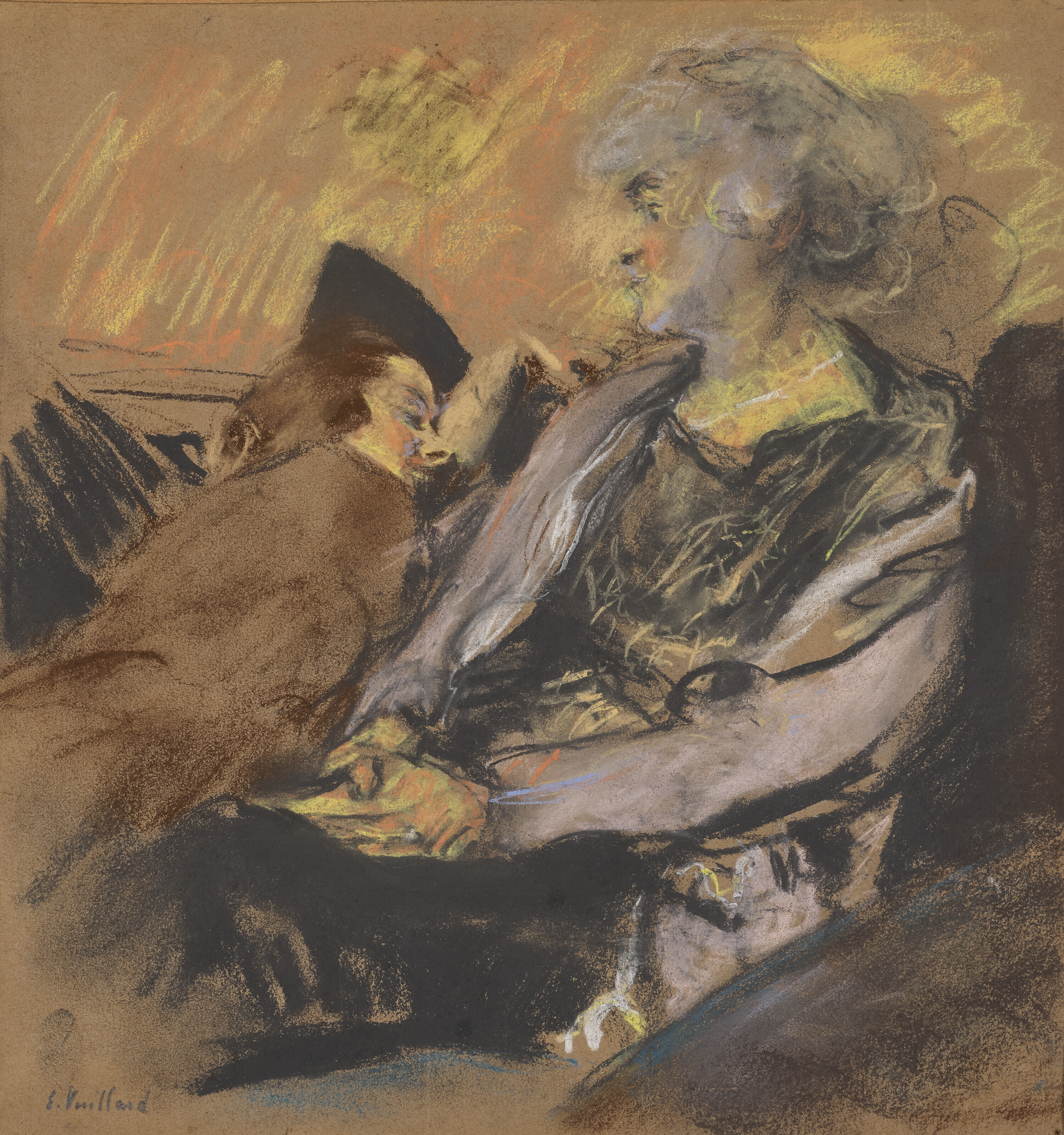 Edouard Vuillard — Мадам Хессель и Рен Натансон, Неаполитанская улица