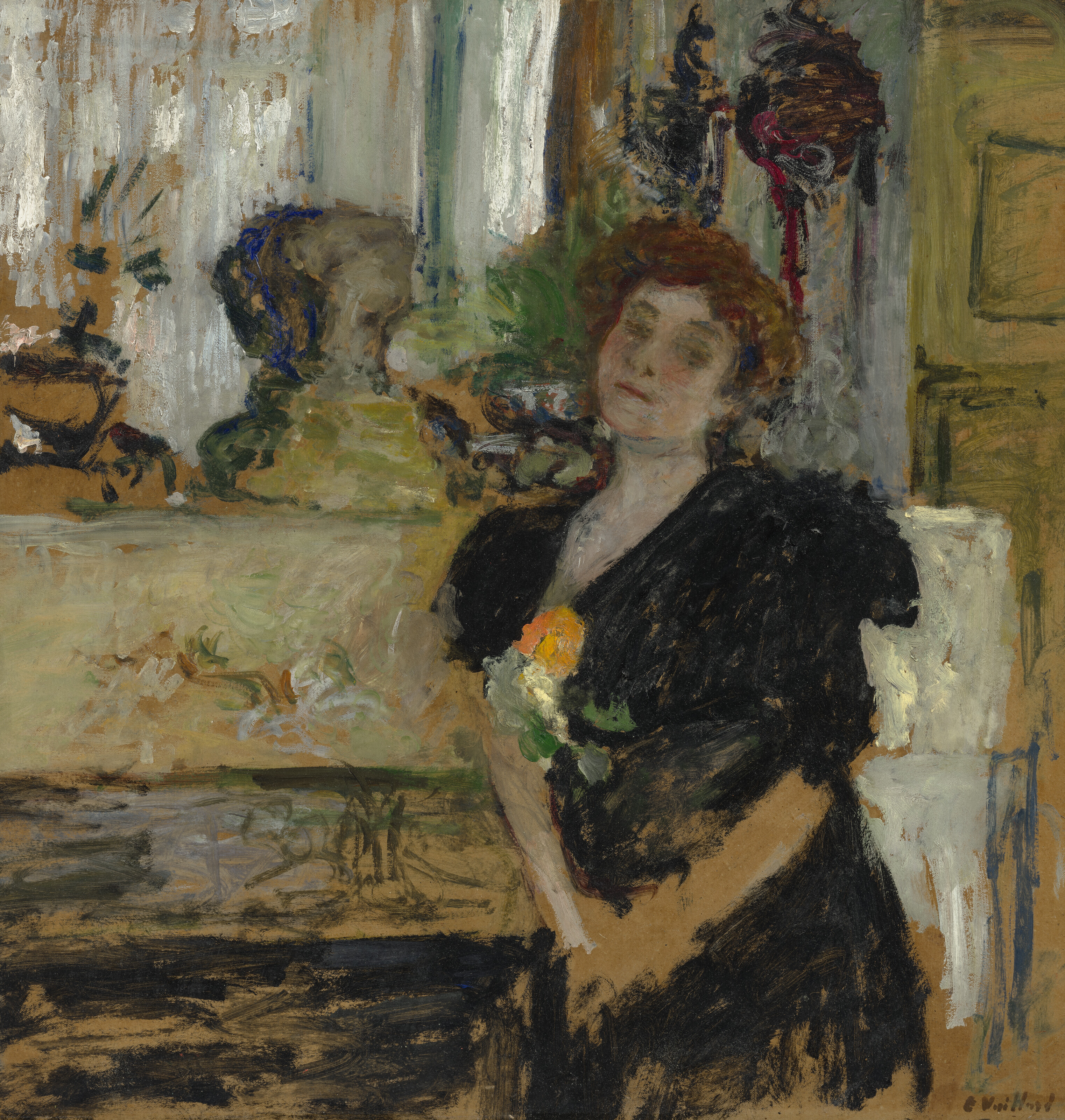 Edouard Vuillard — Мадам Артур Фонтейн любит друг друга.