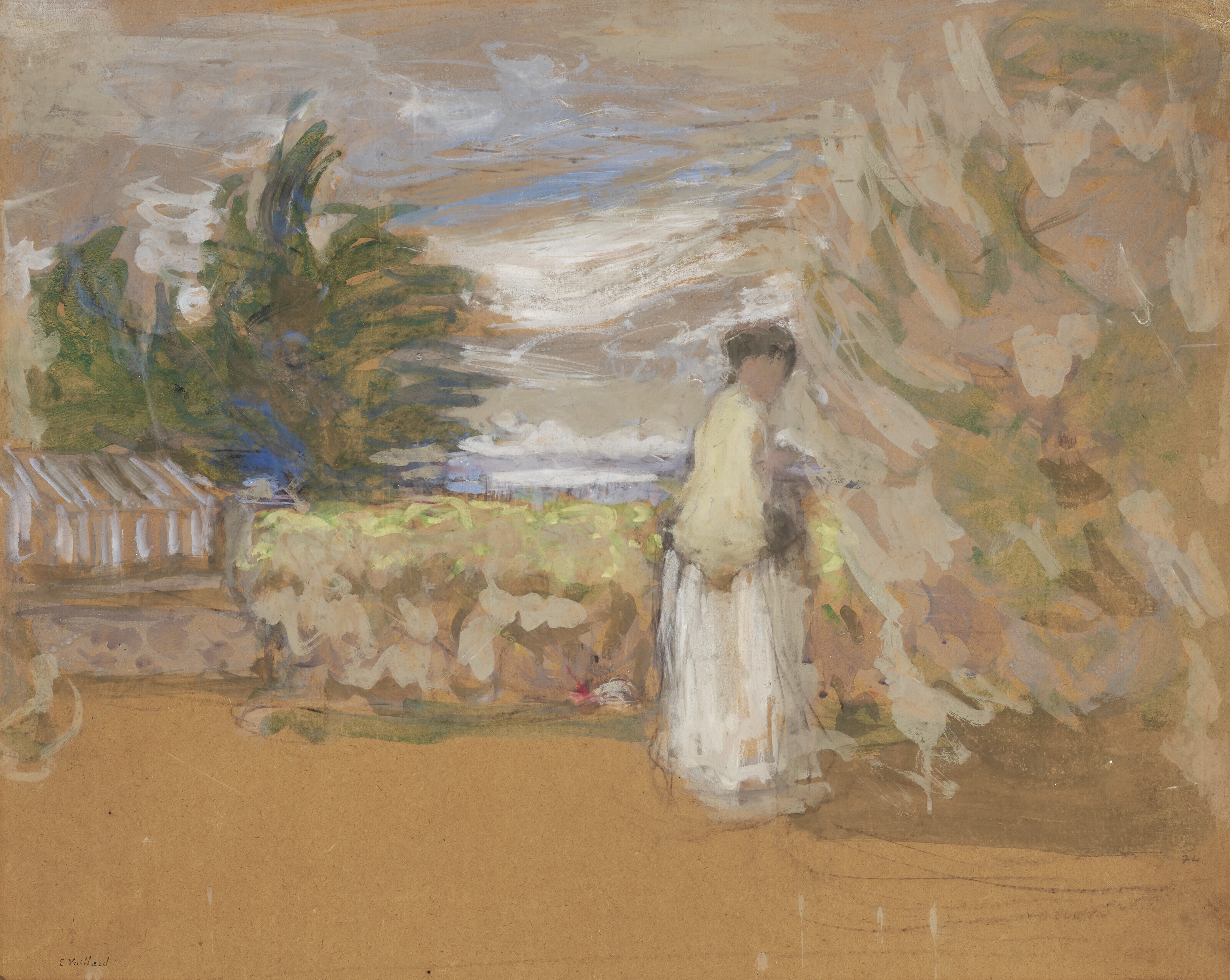 Edouard Vuillard — Женщина в саду